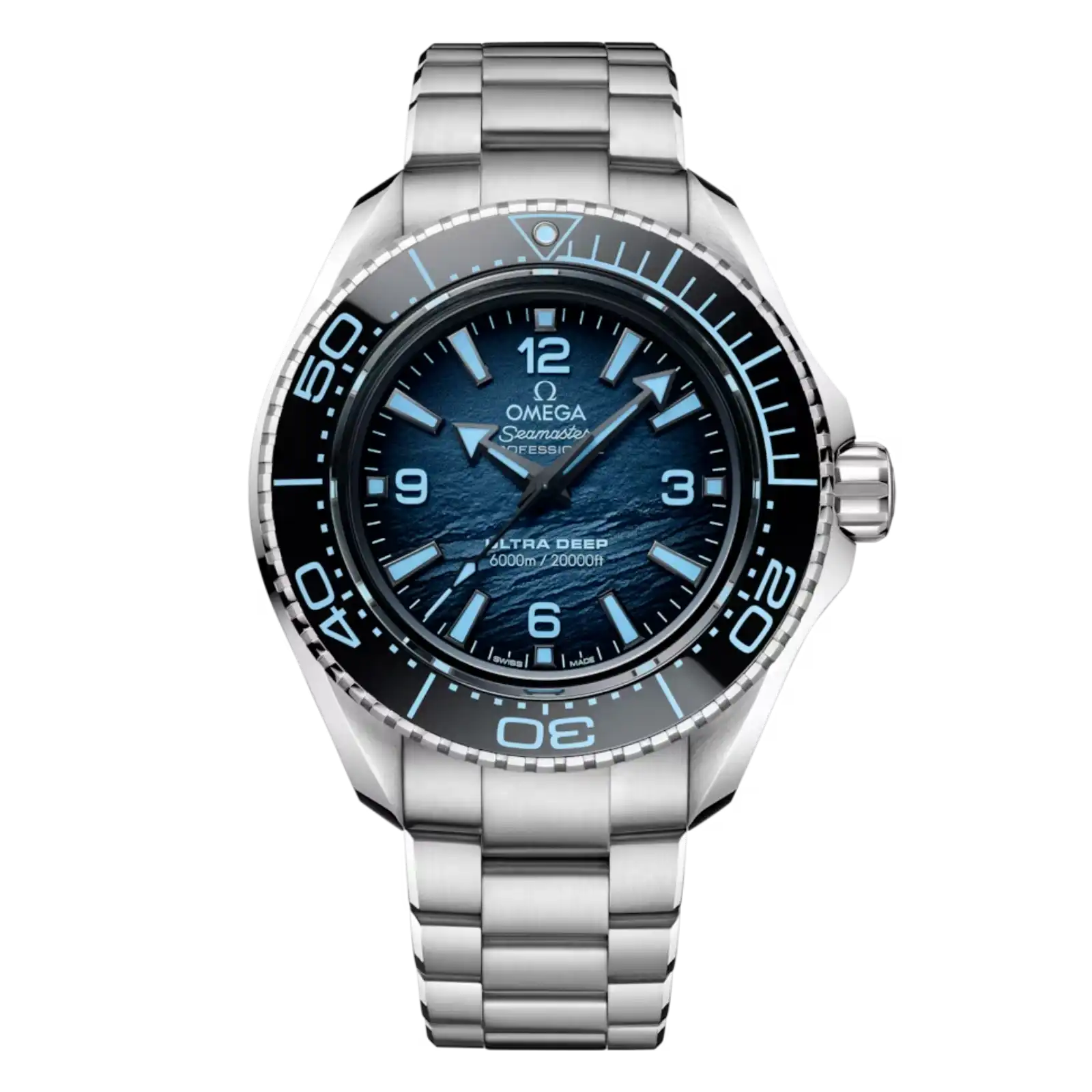 Seamaster Planet Ocean 600M O‑Megsasteel paired with O‑Megsasteel 45.5mm - Men's Watch
