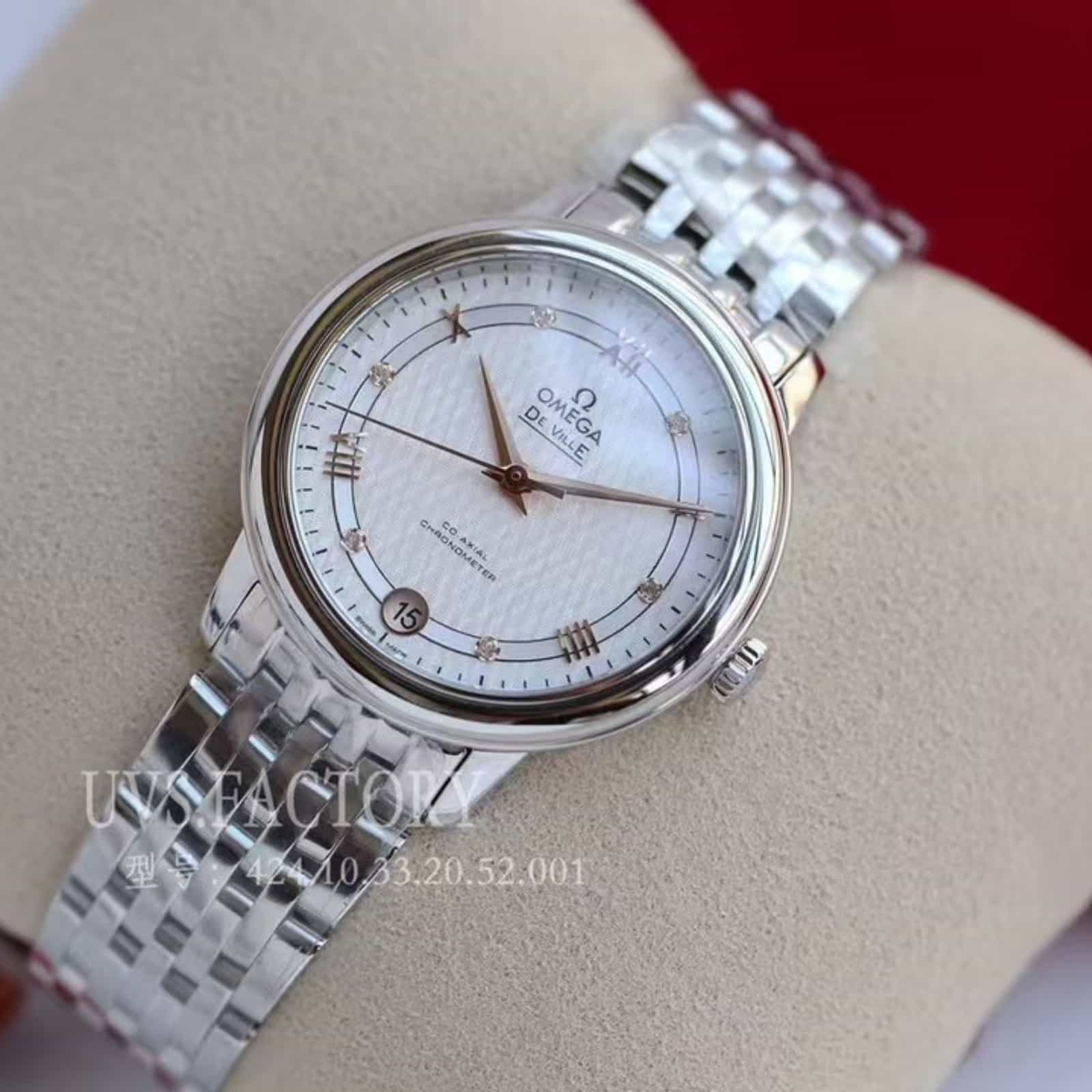 De Ville Prestige 32.7 mm-steel on steel - Ladies Watch