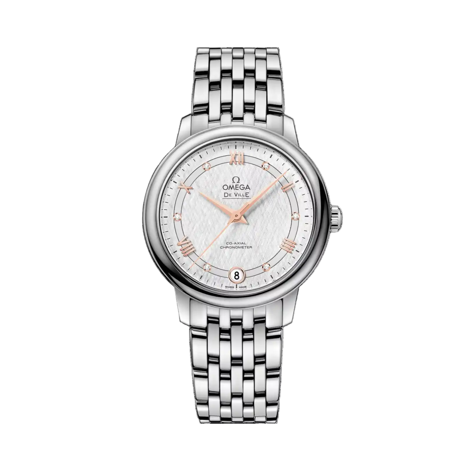 De Ville Prestige 32.7 mm-steel on steel - Ladies Watch