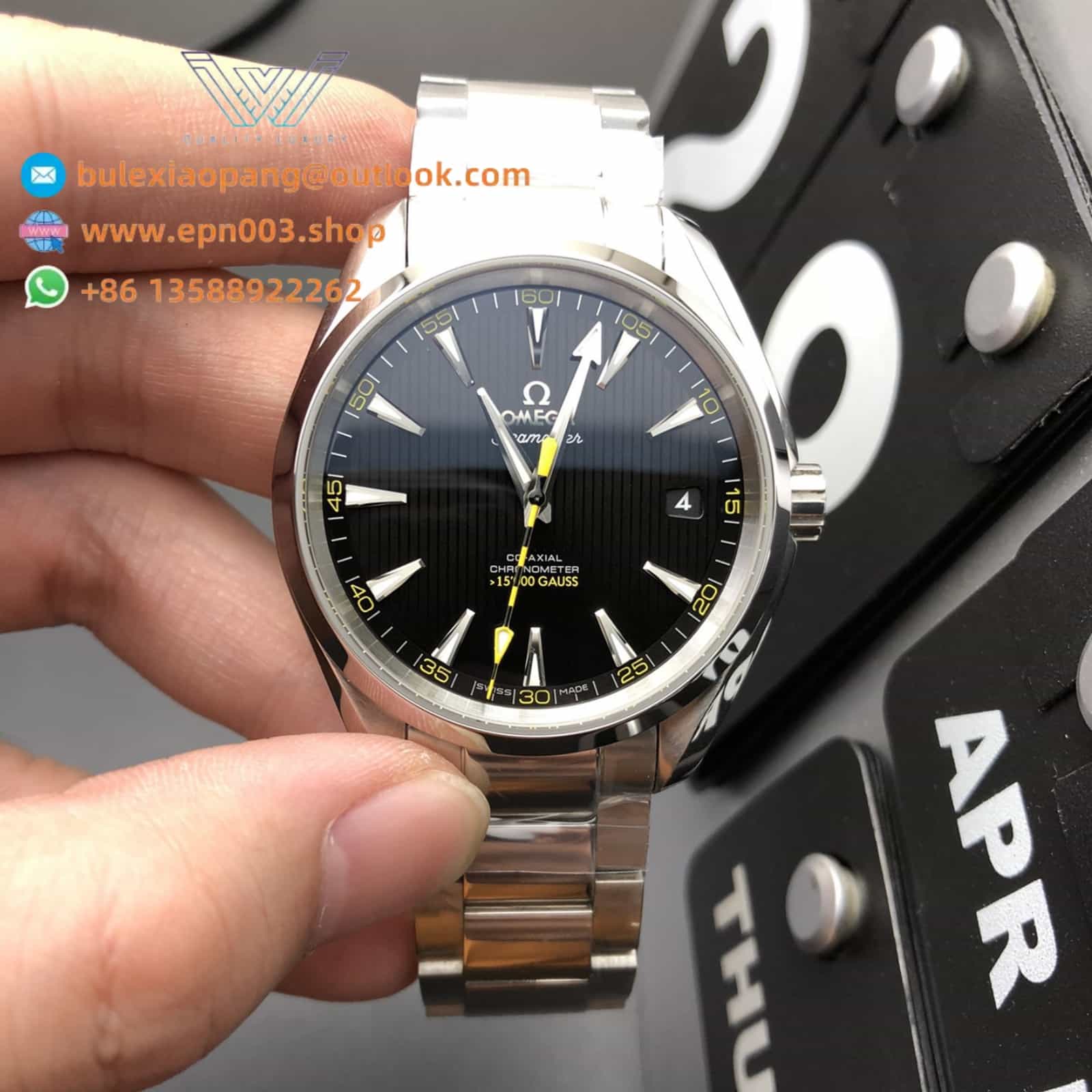 Seamaster Aqua Terr 150M steel on steel 41.5 mm - Men's Watch