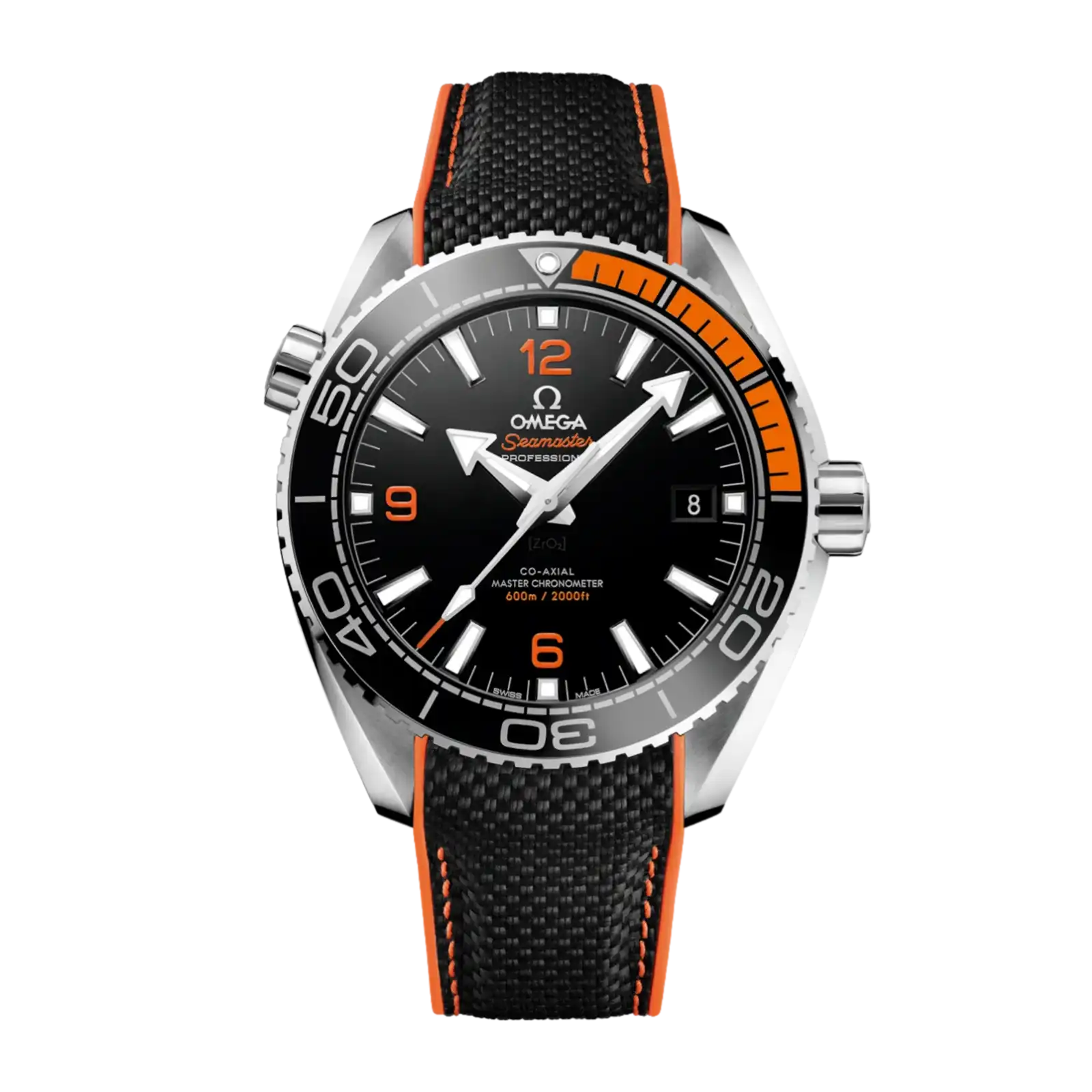 Seamaster Planet Ocean 600M 43.5mm-Steel On Rubber Strap - Mens Watch