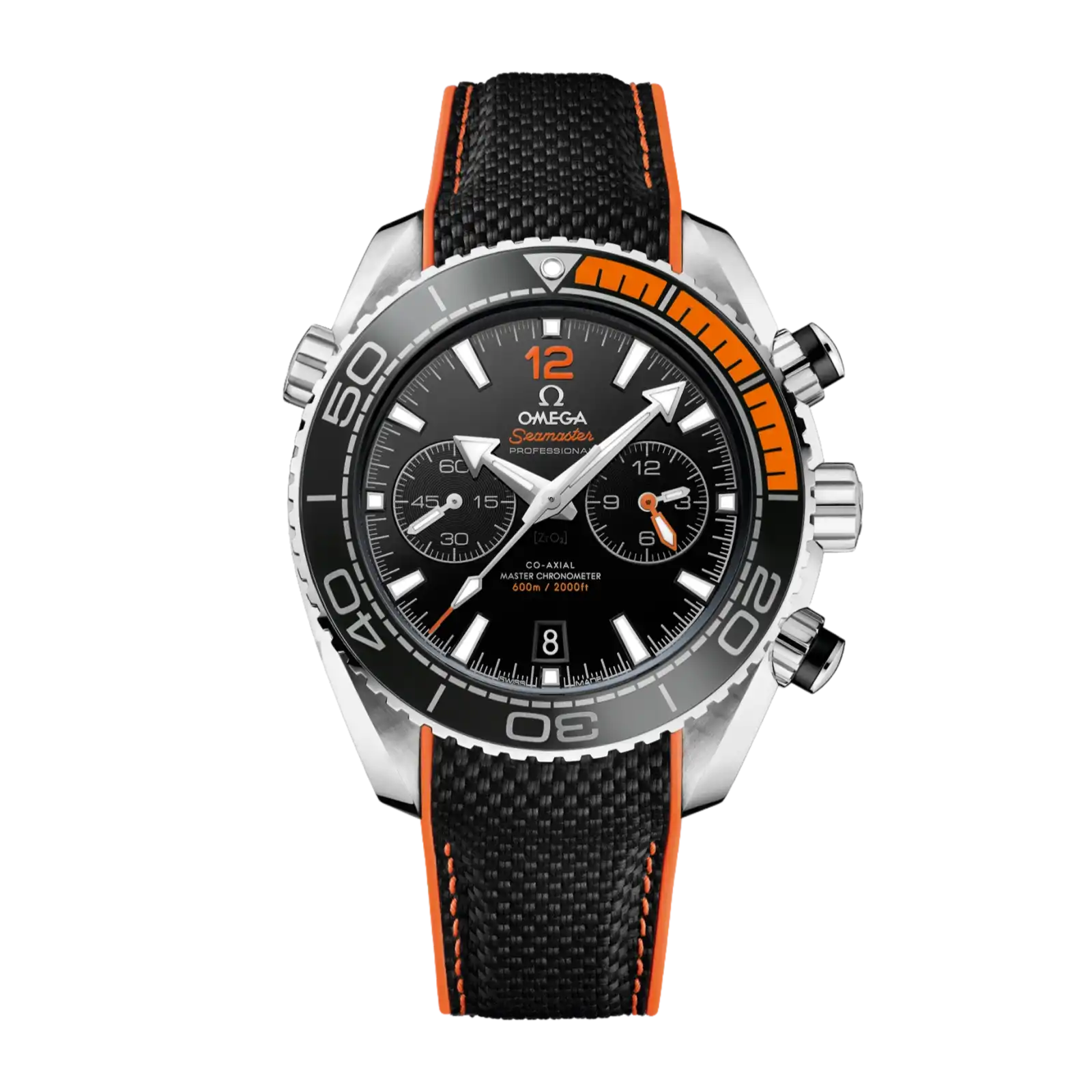 Seamaster Planet Ocean 600M 45.5mm-Steel On Rubber Strap - Mens Watch