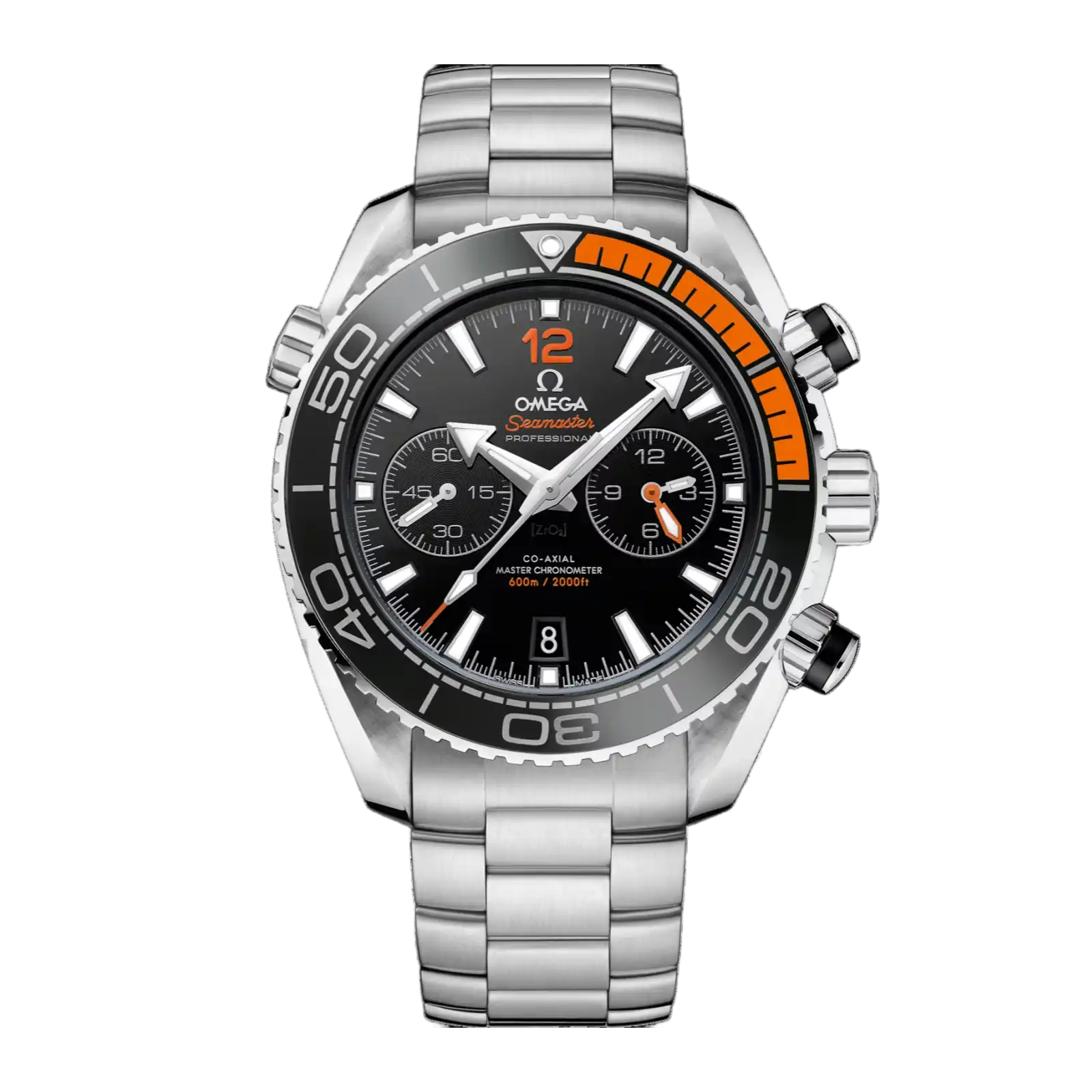 Seamaster Planet Ocean 600M 45.5mm-Steel On Steel - Mens Watch