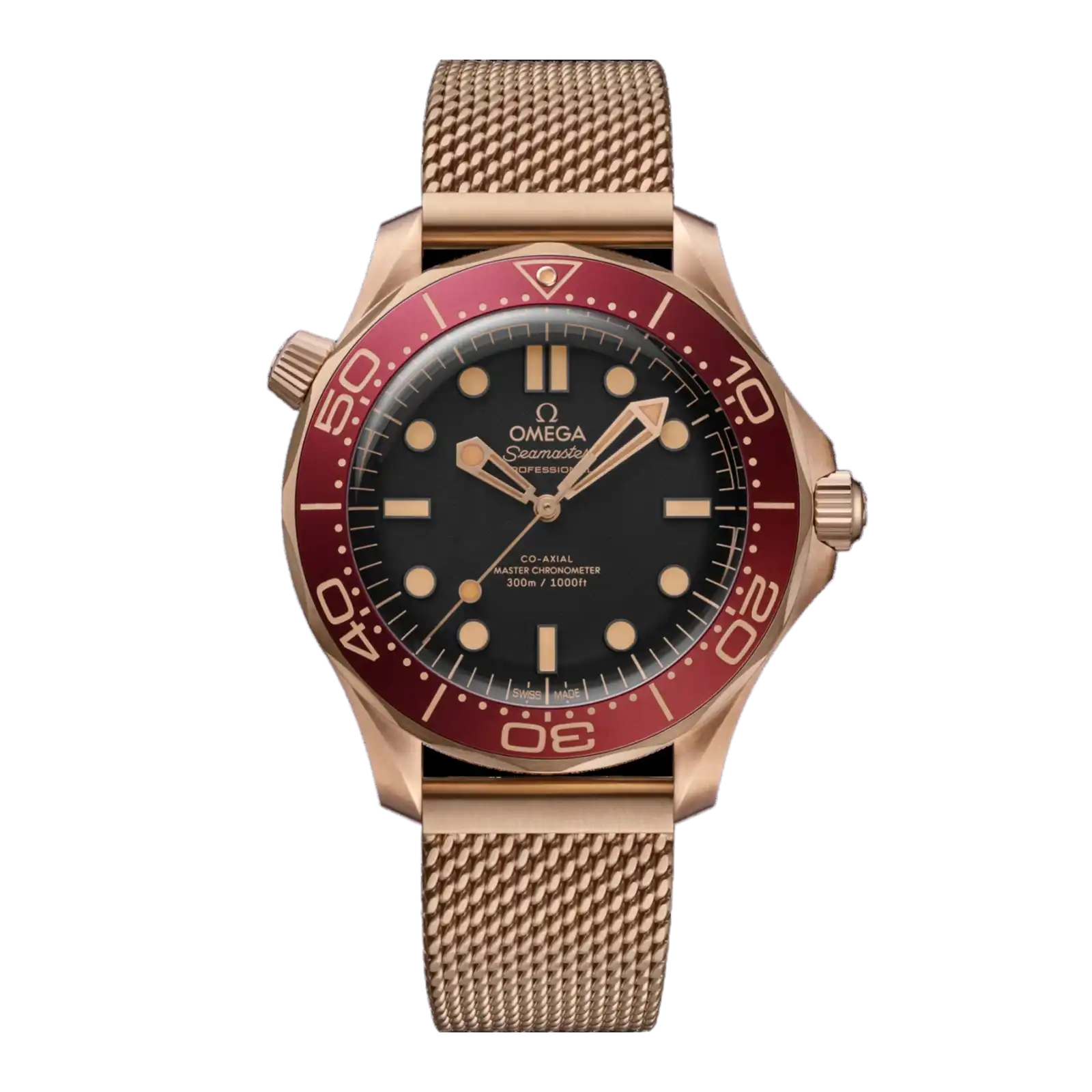 Seamaster Diver 300M Bronze gold on Bronze gold 42mm  - Men's Watch