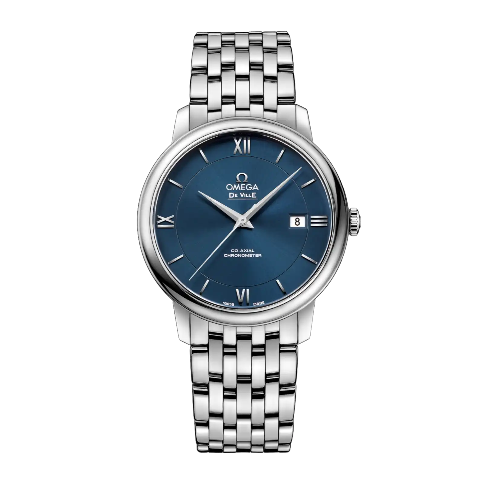 De Ville Prestige 39.5mm-steel on steel - Mens Watch