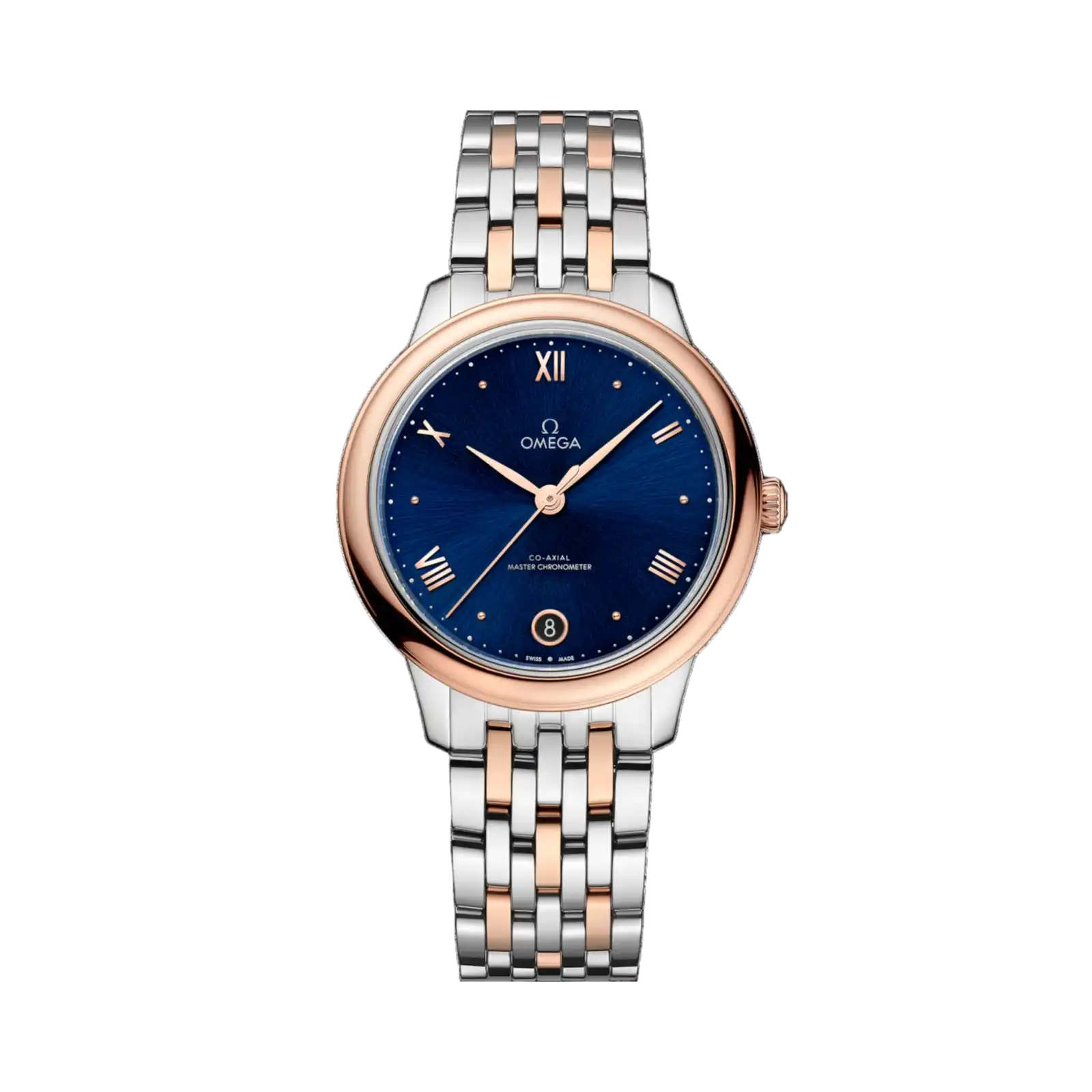 De Ville Prestige 34mm-steel ‑ Sedna™ gold on steel ‑ Sedna™ gold - Ladies Watch