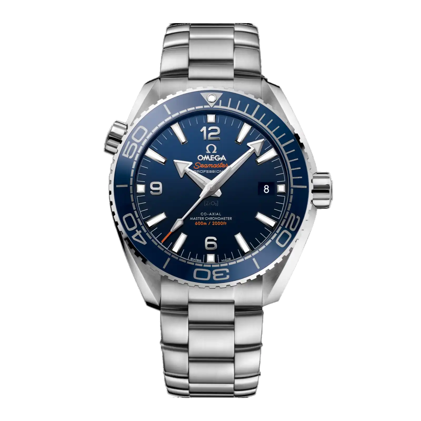 Seamaster Planet Ocean 600M 43.5mm-Steel On Steel - Mens Watch