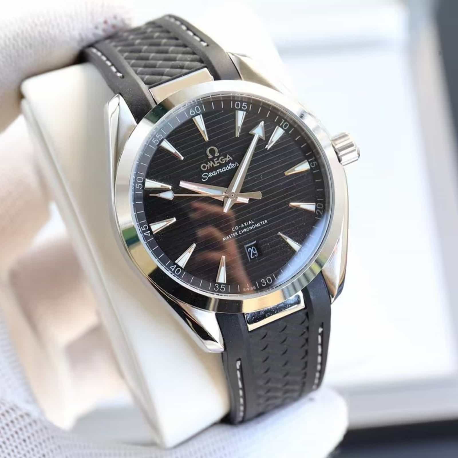 Seamaster Aqua Terra 150M 41mm Steel On Rubber Strap - Mens Watch