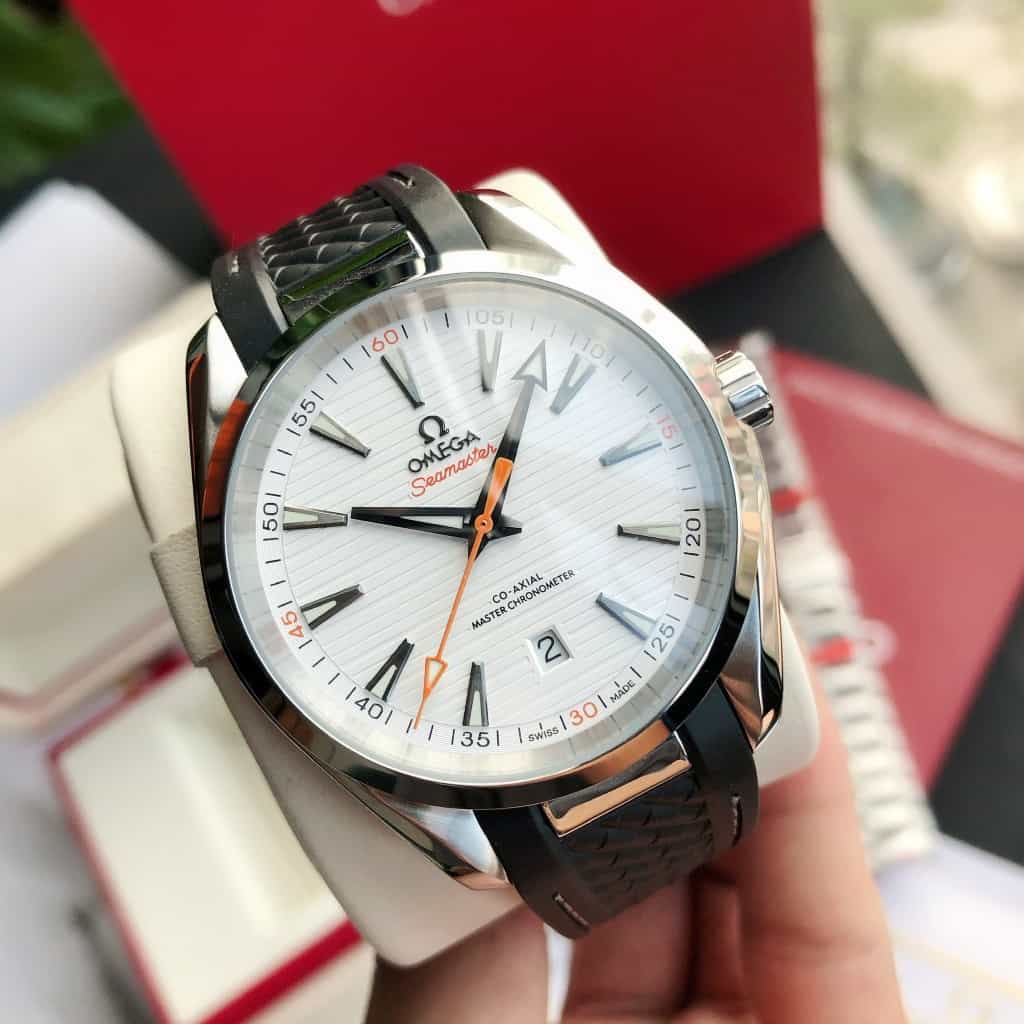 Seamaster Aqua Terra 150M 41mm-Steel On Rubber Strap - Mens Watch