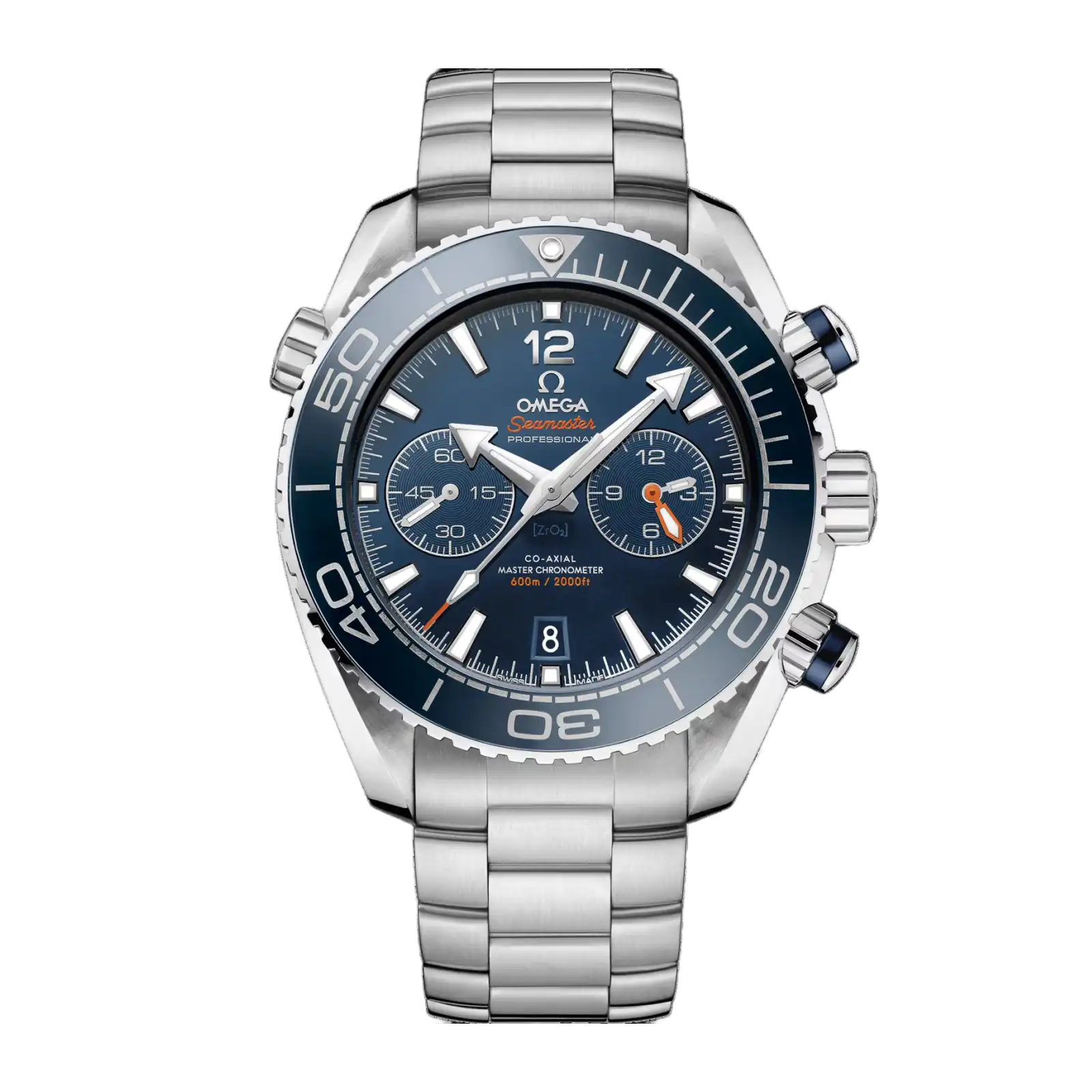 Seamaster Planet Ocean 6000M 45.5mm-Steel On Steel - Mens Watch