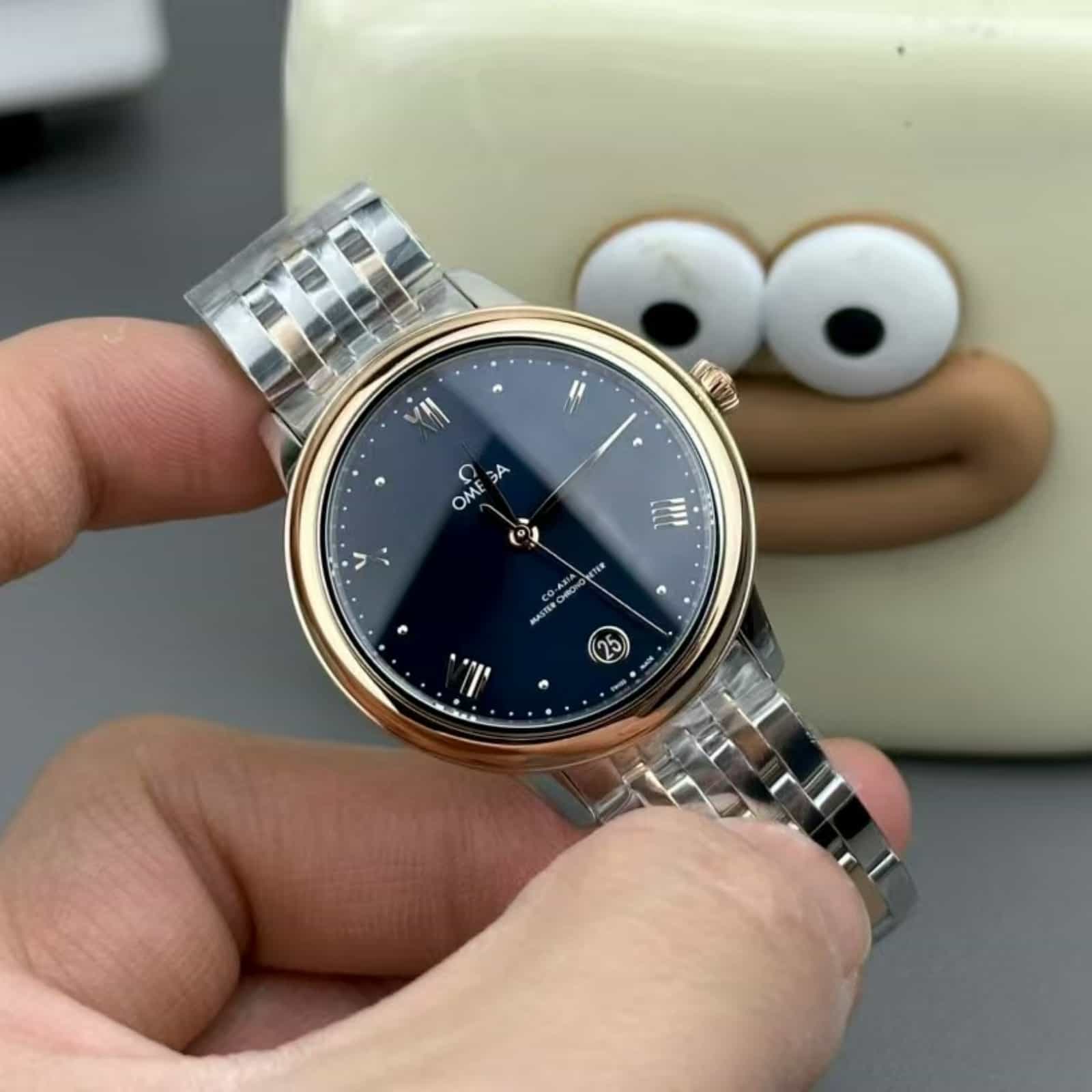 De Ville Prestige 34mm-steel ‑ Sedna™ gold on steel ‑ Sedna™ gold - Ladies Watch
