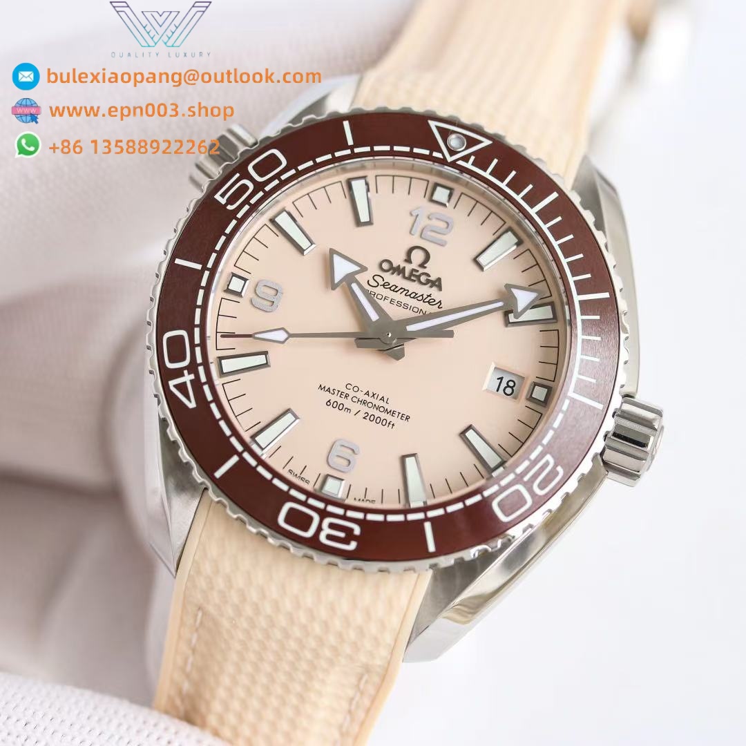 Seamaster Planet Ocean 600M steel on rubber strap 43.5 mm, Men Watch