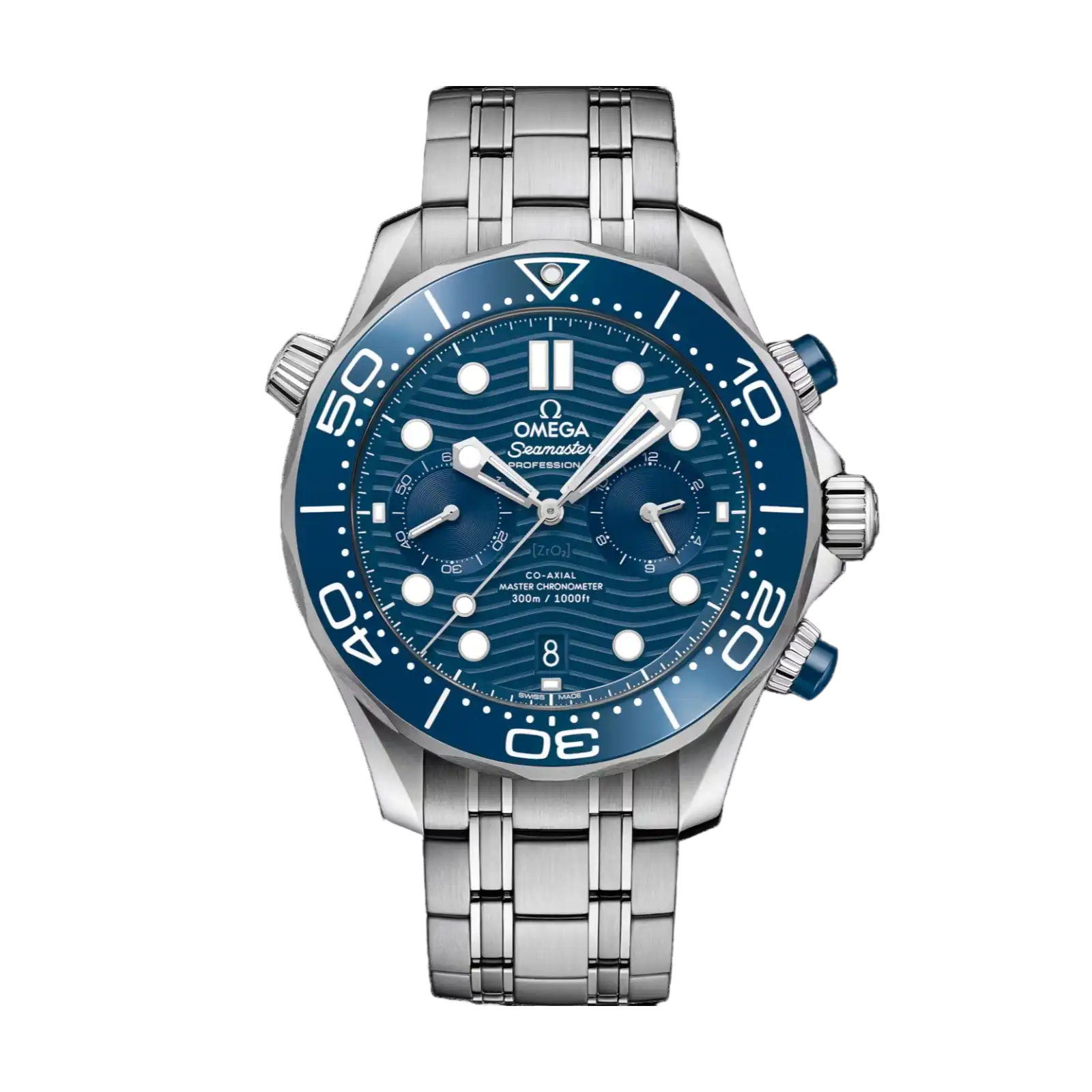 Seamaster Diver 300M 44 mm-steel on steel - Mens Watch