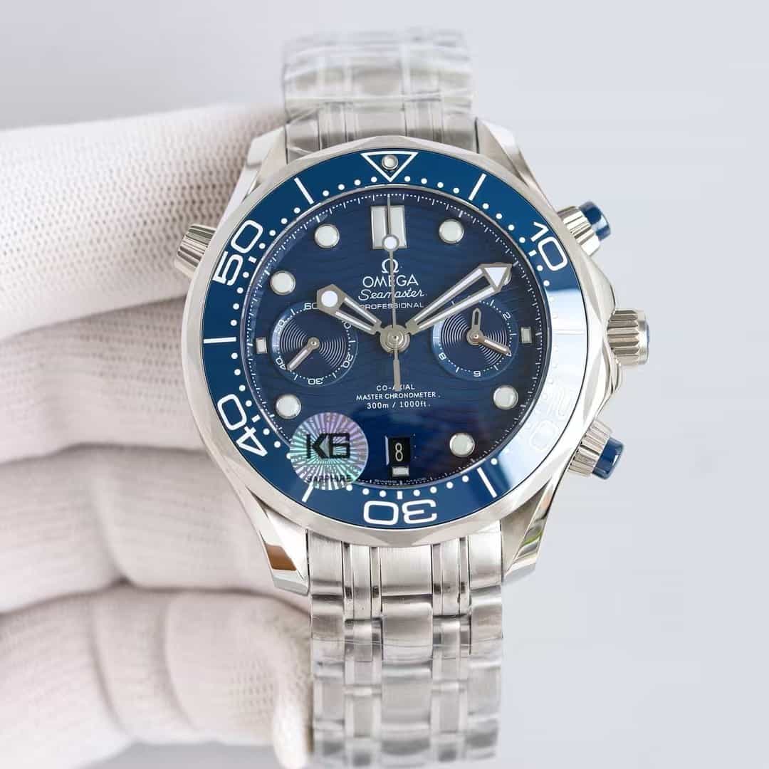 Seamaster Diver 300M 44 mm-steel on steel - Mens Watch