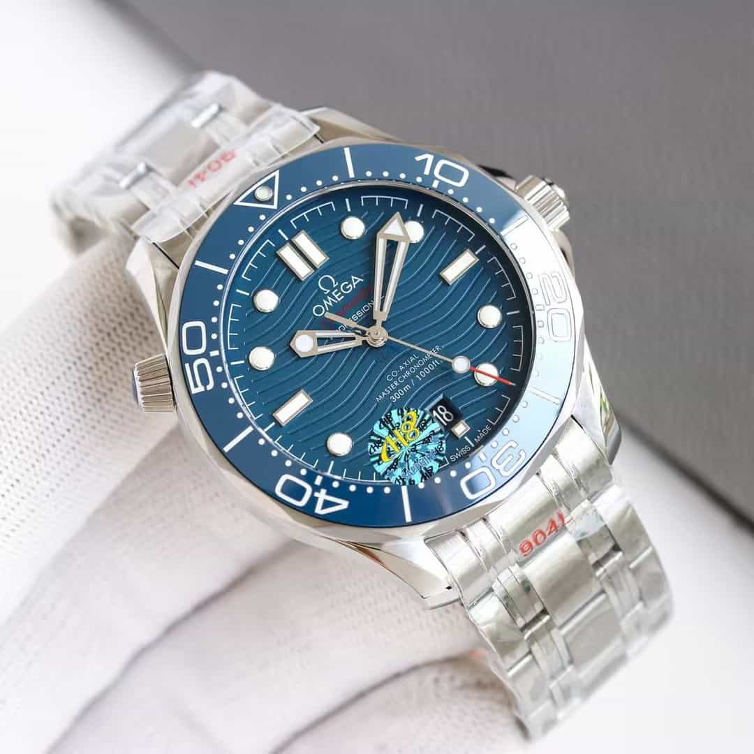 Seamaster Diver 300M 42mm-Steel On Steel - Mens Watch