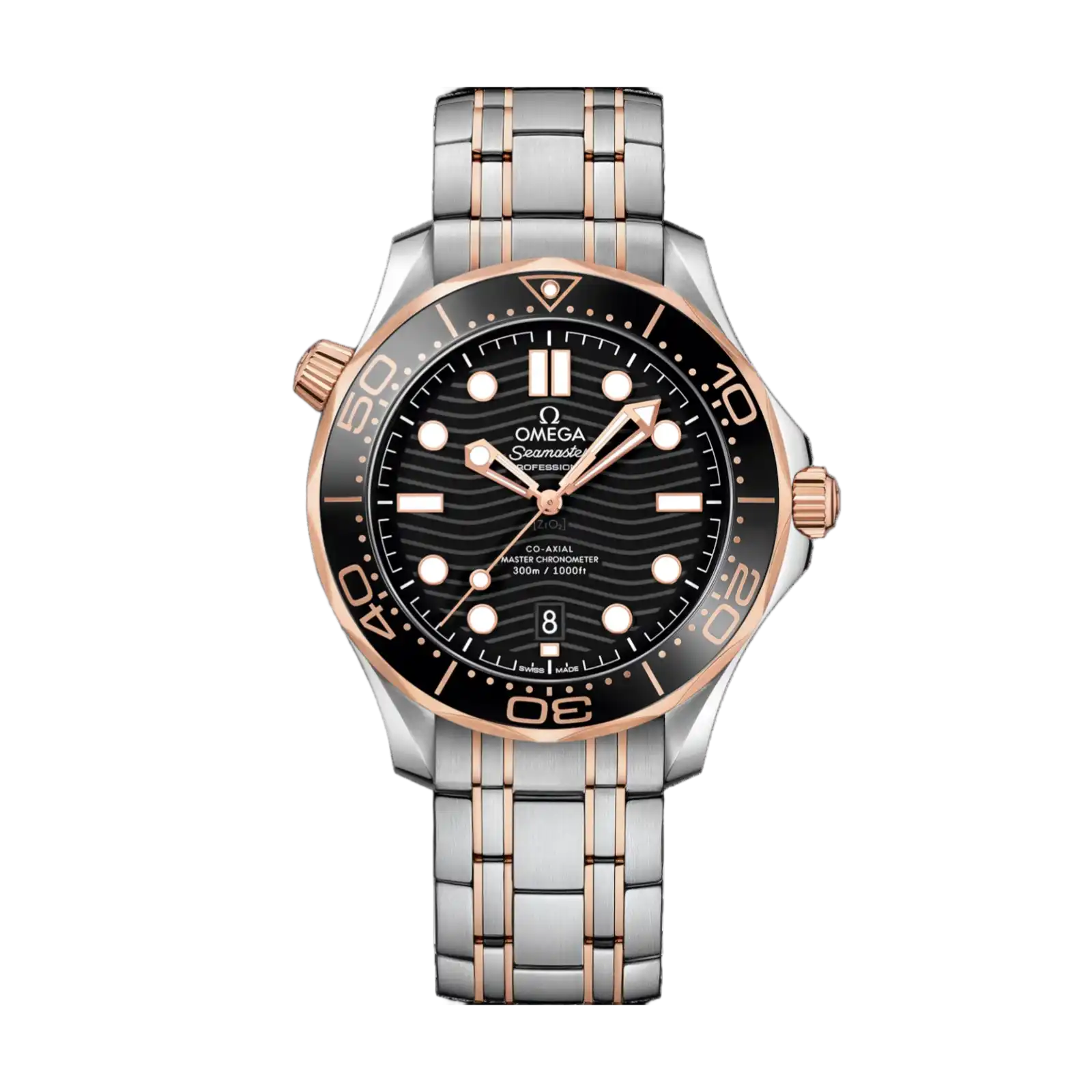 Seamaster Diver 300M 42mm-Steel - Sedna™ Gold On Steel - Sedna Gold™ - Mens Watch