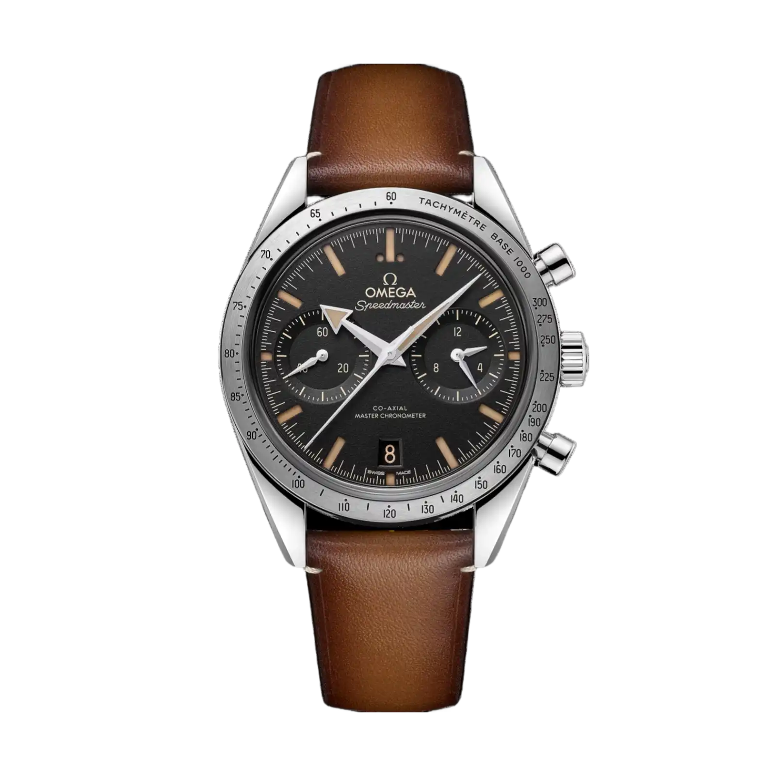 Speedmaster Heritage Models Speedmaster 57 40.5mm-Steel On Leather Strap