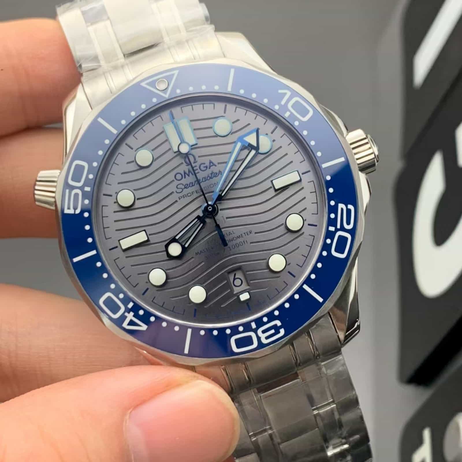 Seamaster Diver 300M 42mm-Steel On Steel - Mens Watch