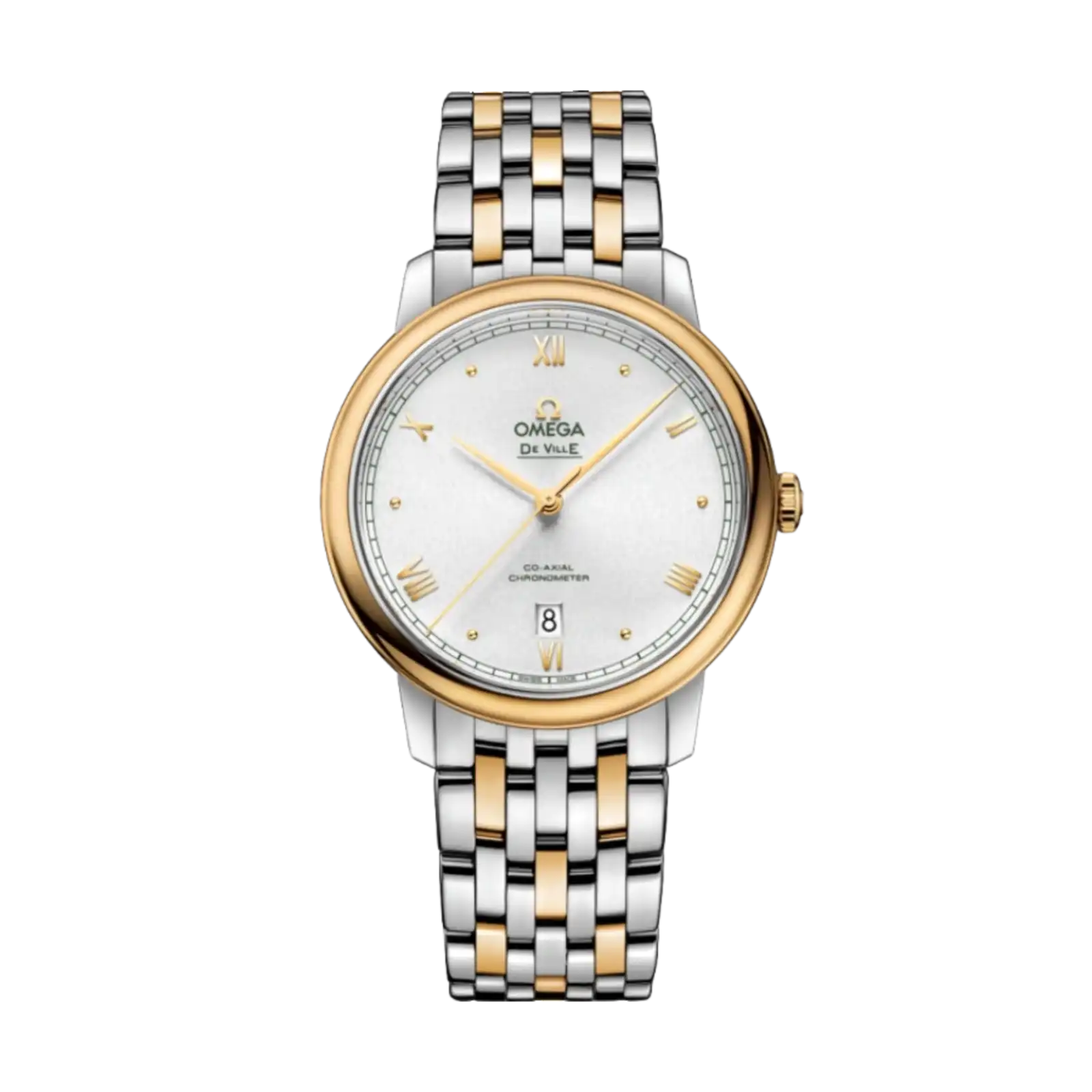 De Ville Prestige 39.5mm STEEL ‑ Yellow Gold On Steel ‑ Yellow Gold