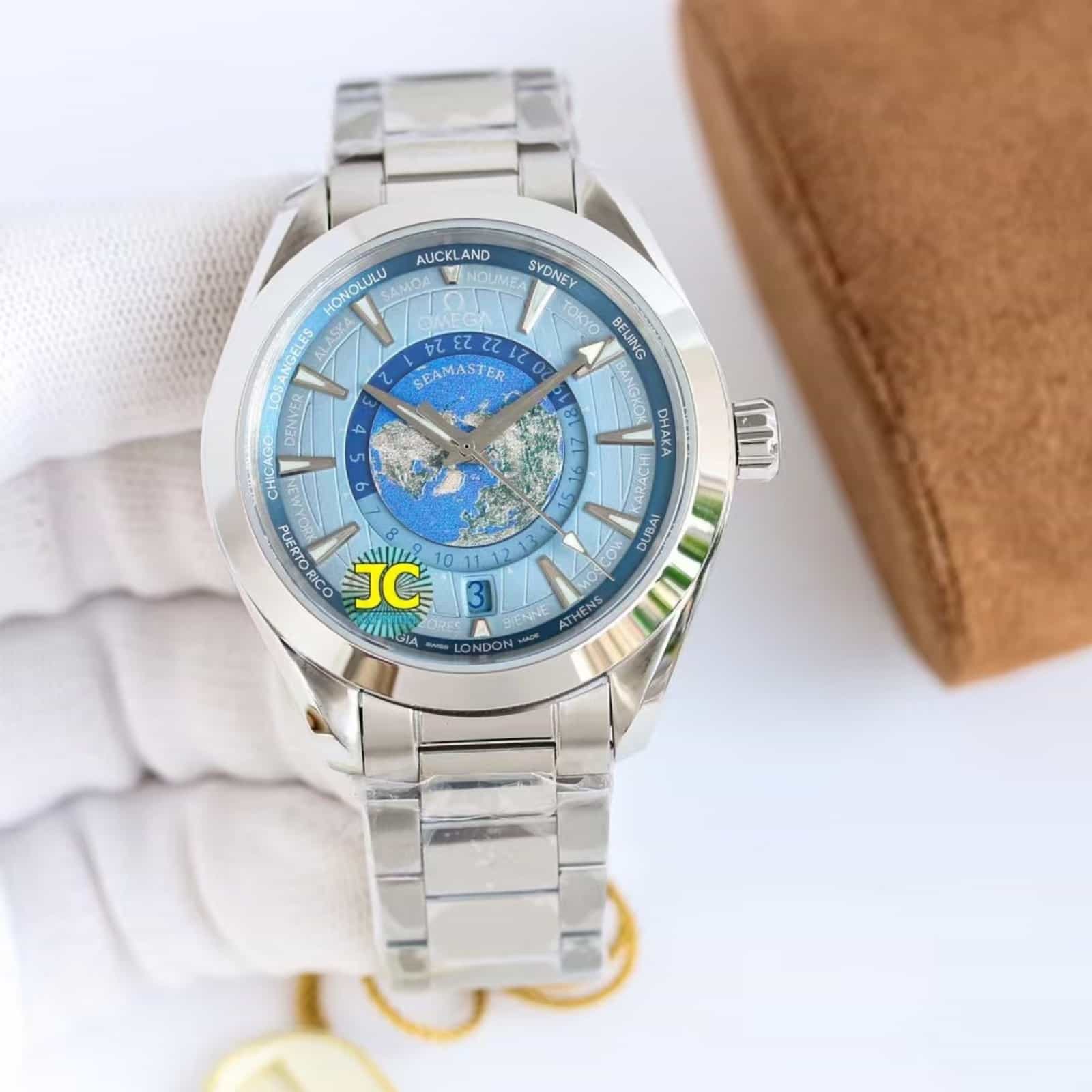 Seamaster Aqua Terra 150m 43mm-Steel On Steel - Men Watch