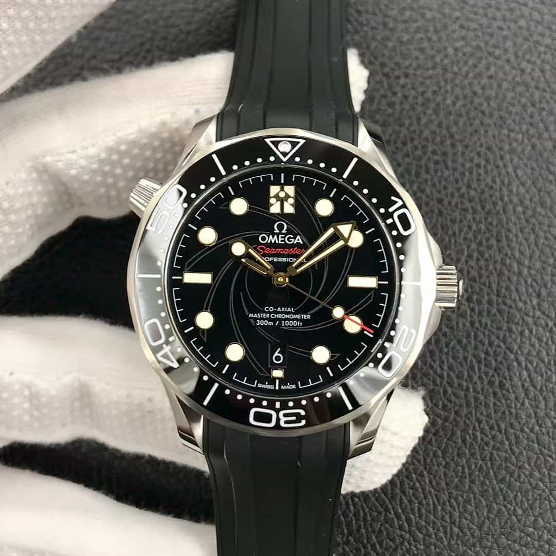 Seamaster Diver 300M 42mm-Steel Case On Rubber Strap