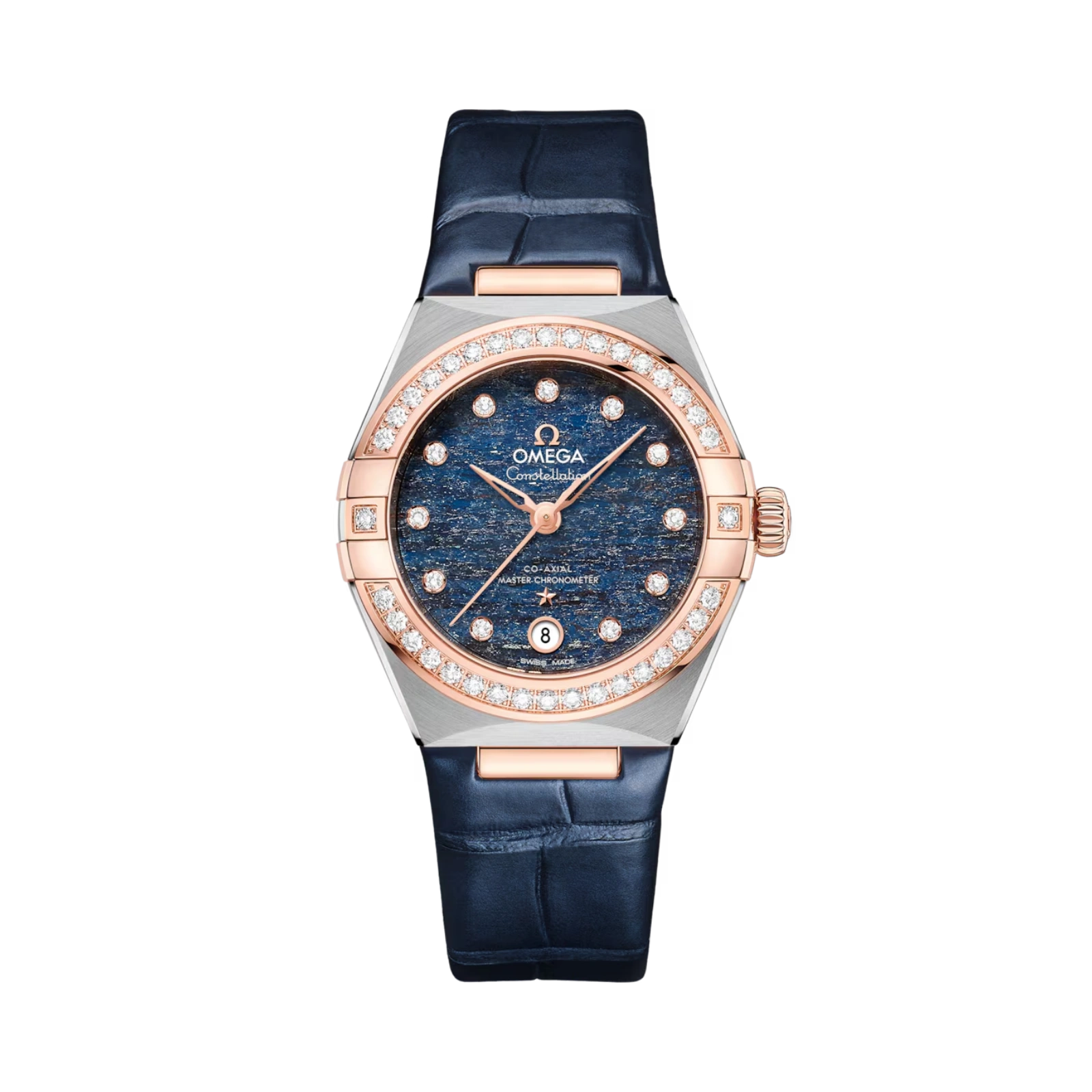 Constellation Sedna™ gold on leather strap 29mm Women Watch