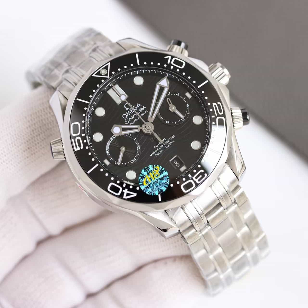 Seamaster Diver 300M 44mm-Black Dial Automatic Bracelet - Men Watch