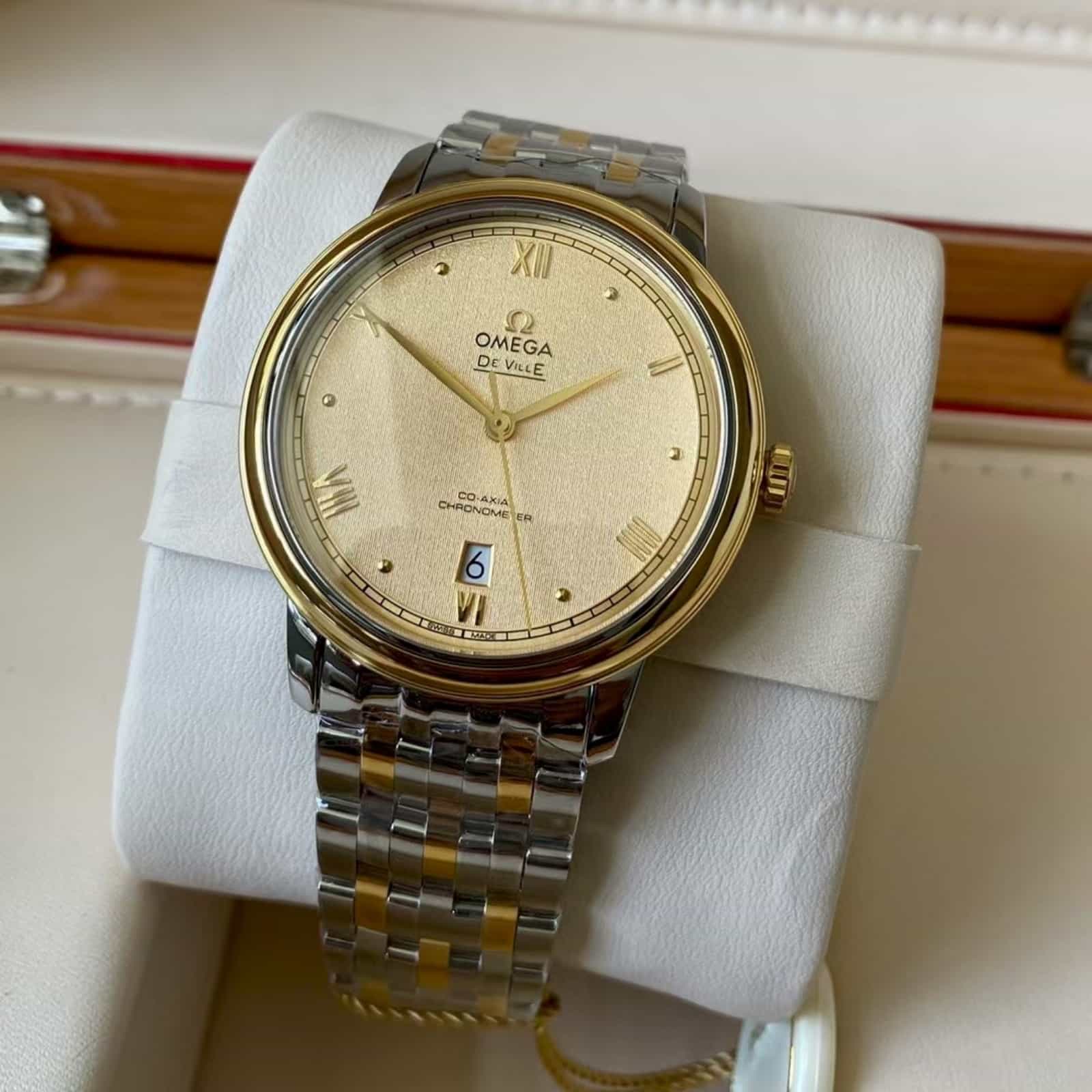 De Ville Prestige 39.5mm Steel ‑ Yellow Gold On Steel ‑ Yellow Gold