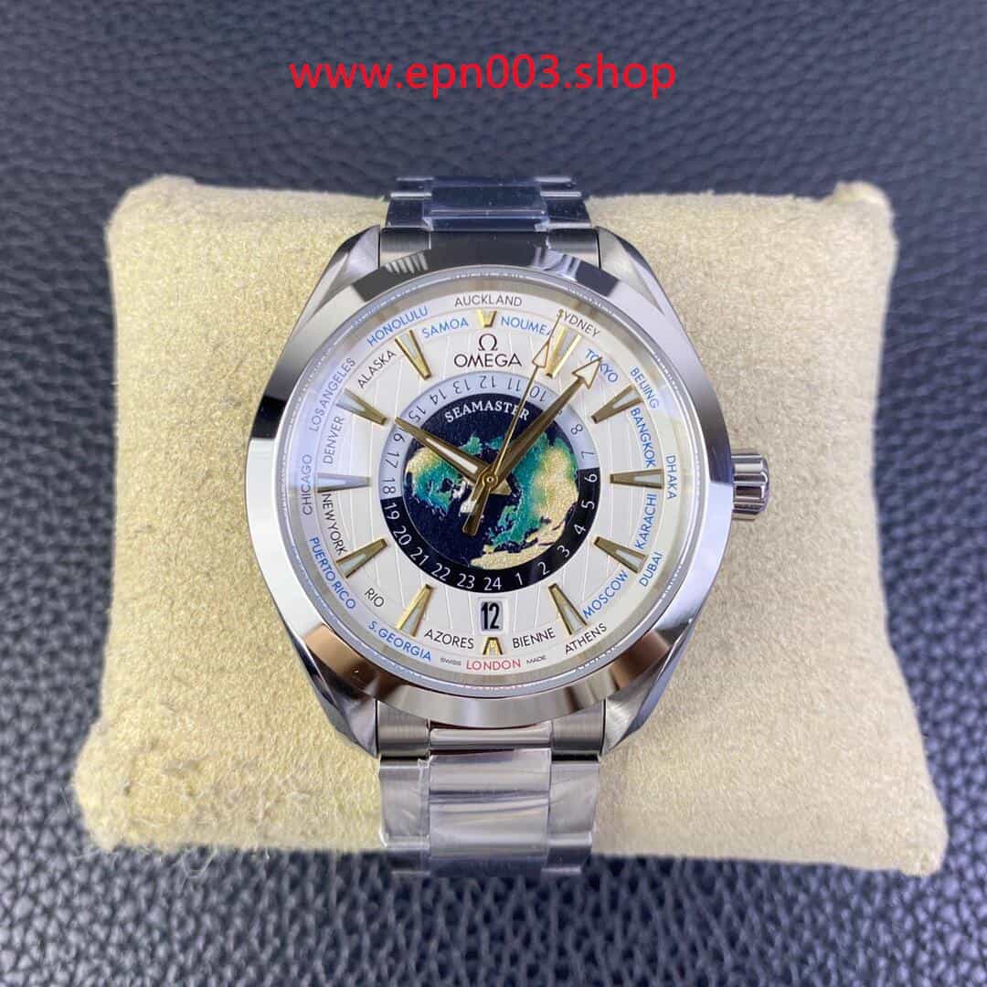 Seamaster Aqua Terra 150M 43mm-Platinum On Leather Strap