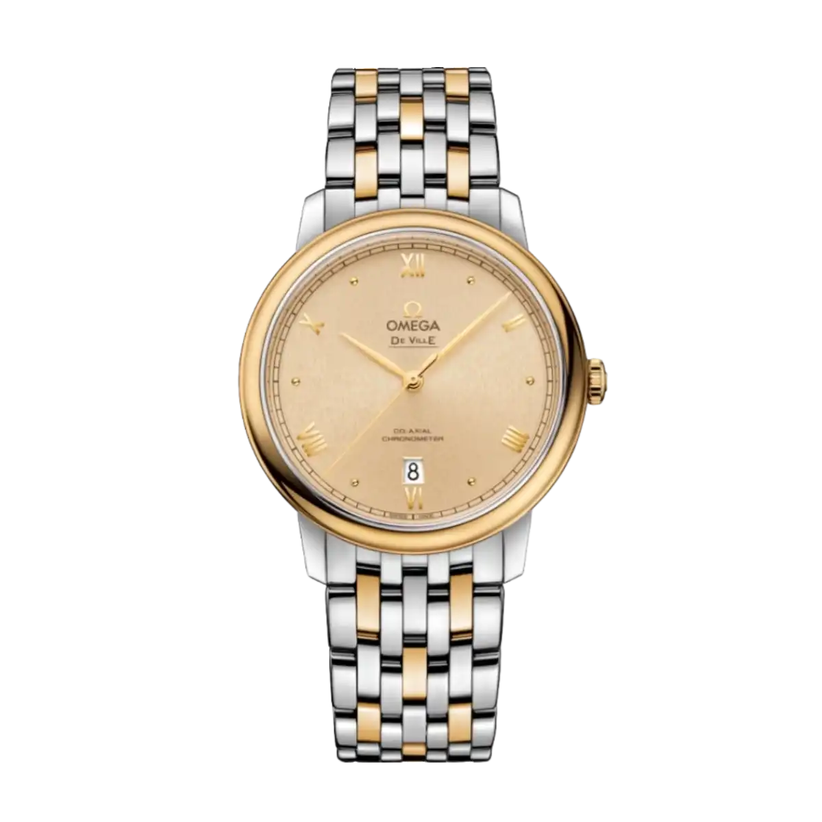 De Ville Prestige 39.5mm Steel ‑ Yellow Gold On Steel ‑ Yellow Gold
