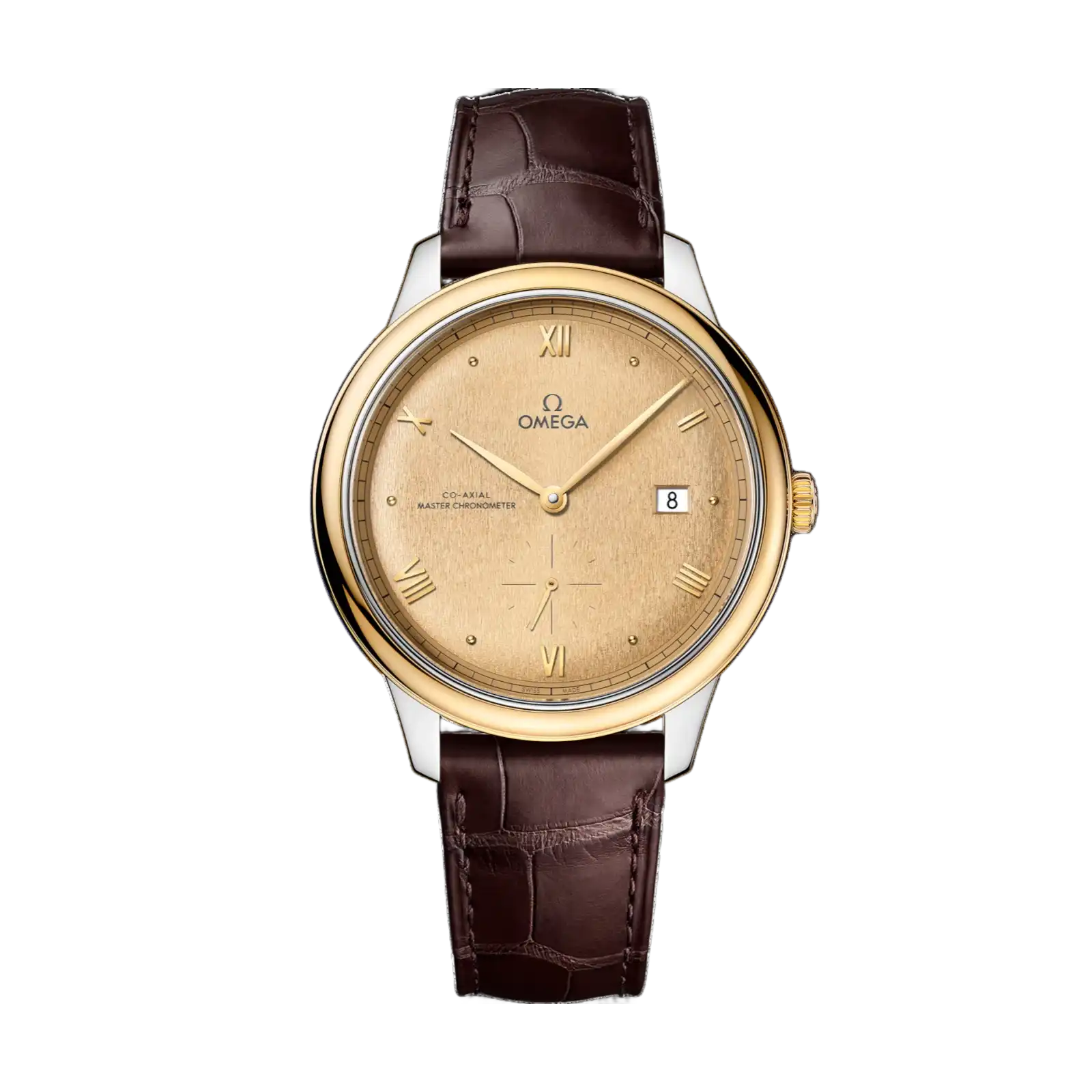 De Ville Prestige 41mm-Steel ‑ Yellow Gold On Steel ‑ Yeelow Gold
