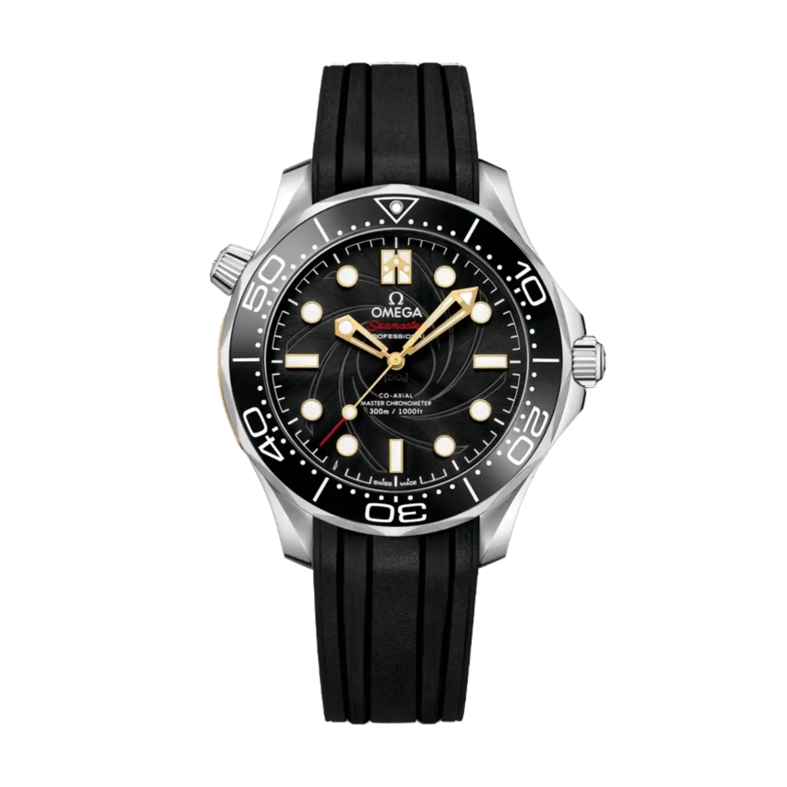 Seamaster Diver 300M 42mm-Steel Case On Rubber Strap