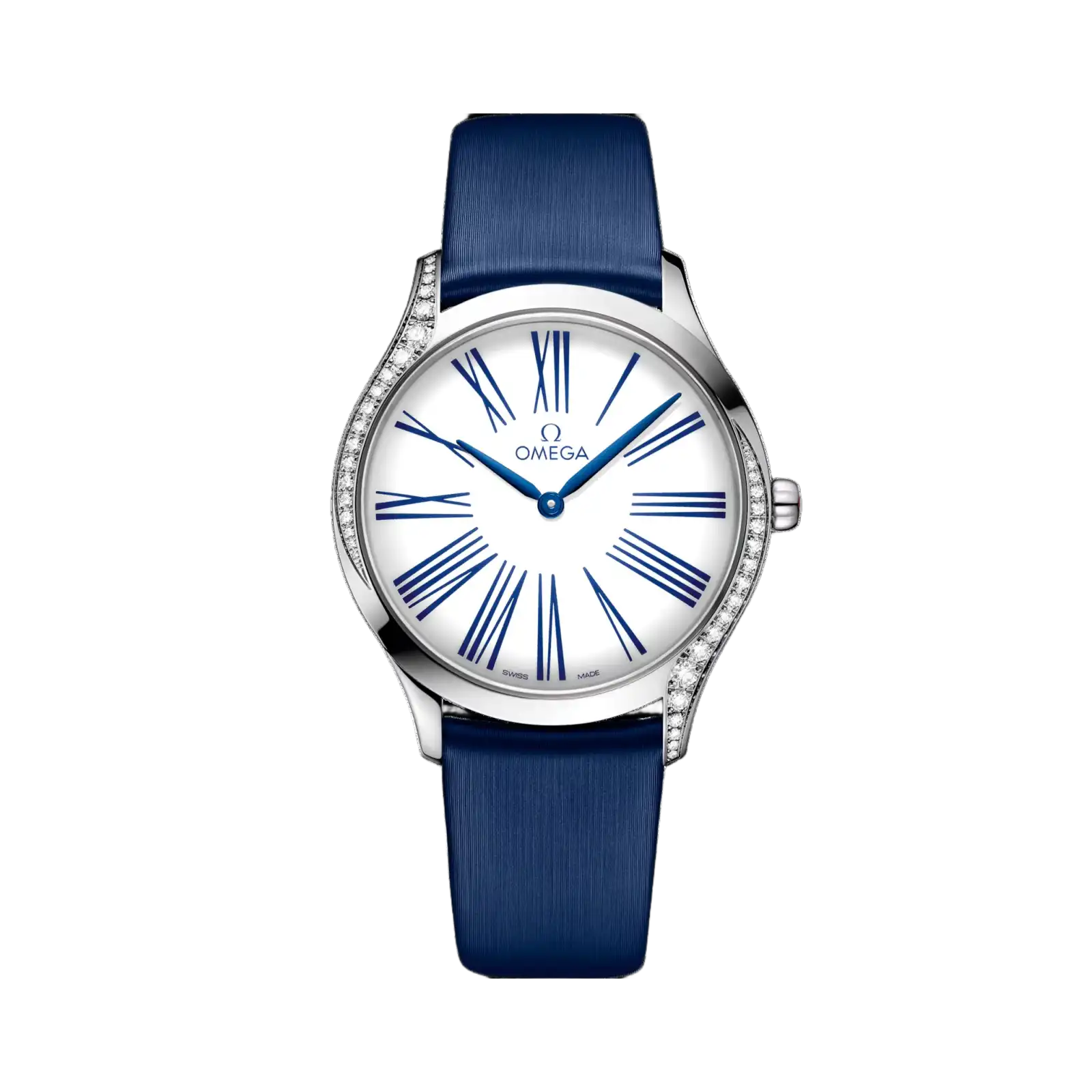 De Ville Tresor 36mm-Steel On Fabric Strap