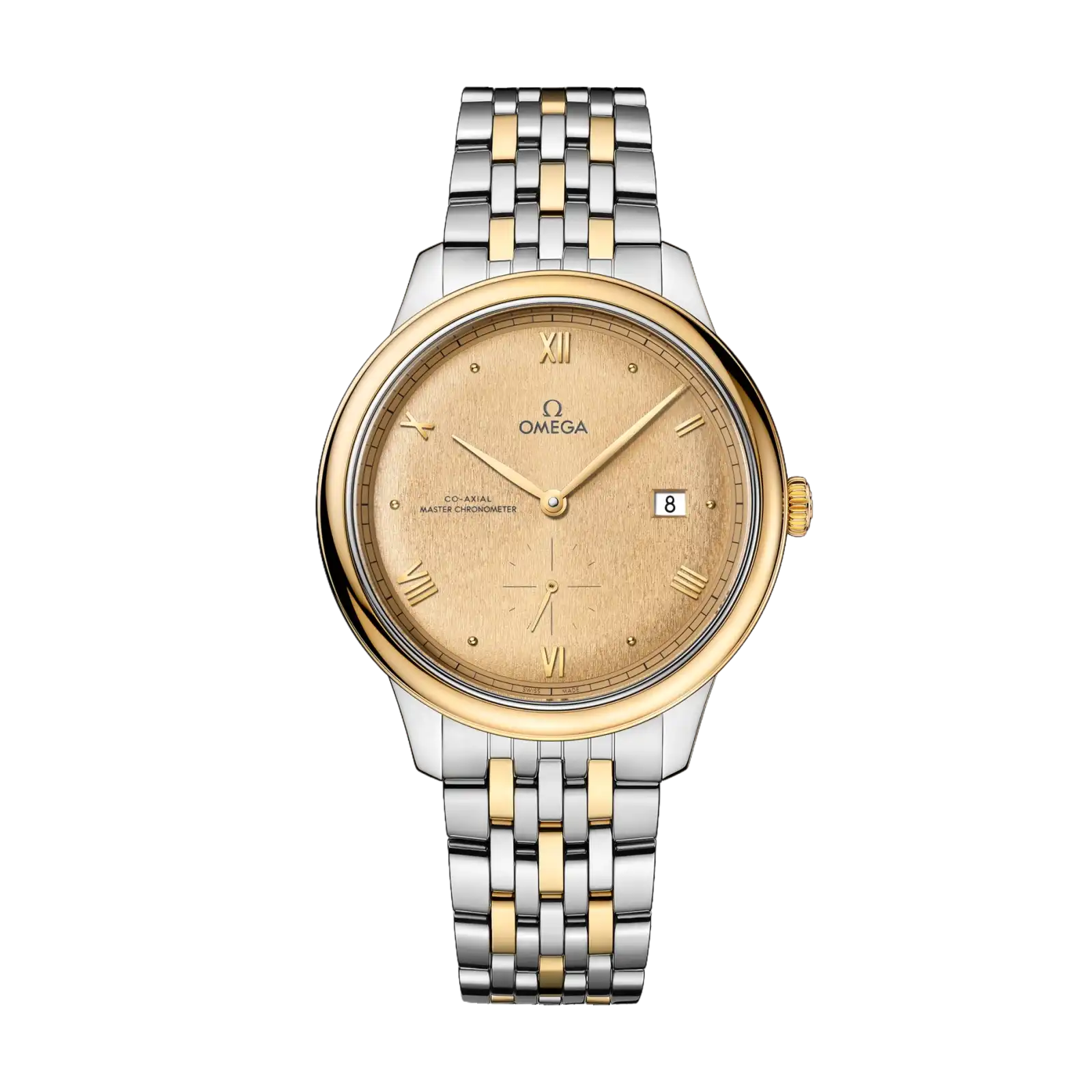 De Ville Prestige 41mm-Steel ‑ Yellow Gold On Steel ‑ Yeelow Gold