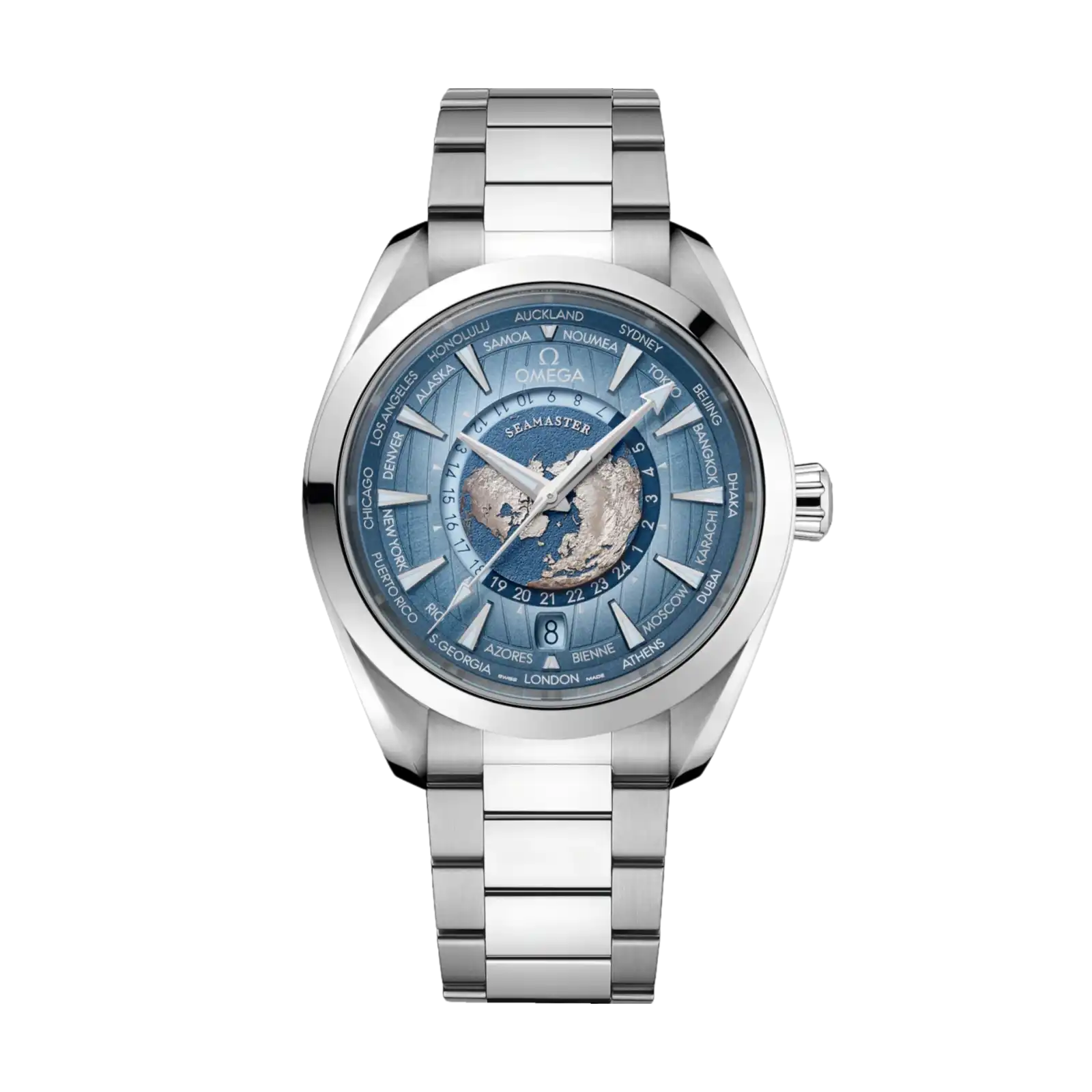 Seamaster Aqua Terra 150m 43mm-Steel On Steel - Men Watch