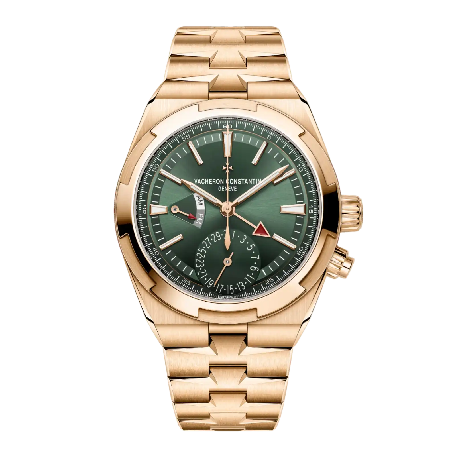 Overseas Dual time 7920V/210R-B965 41mm Pink Gold- Men Watch