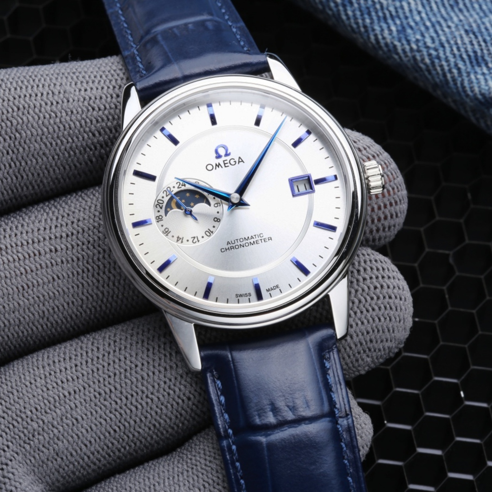 Seamaster Moon Phase Men's Mechanical 39mm Men Watch