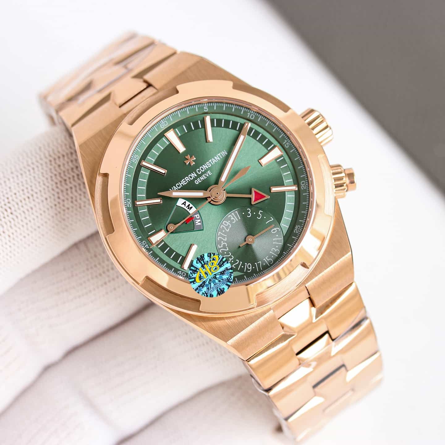 Overseas Dual time 7920V/210R-B965 41mm Pink Gold- Men Watch