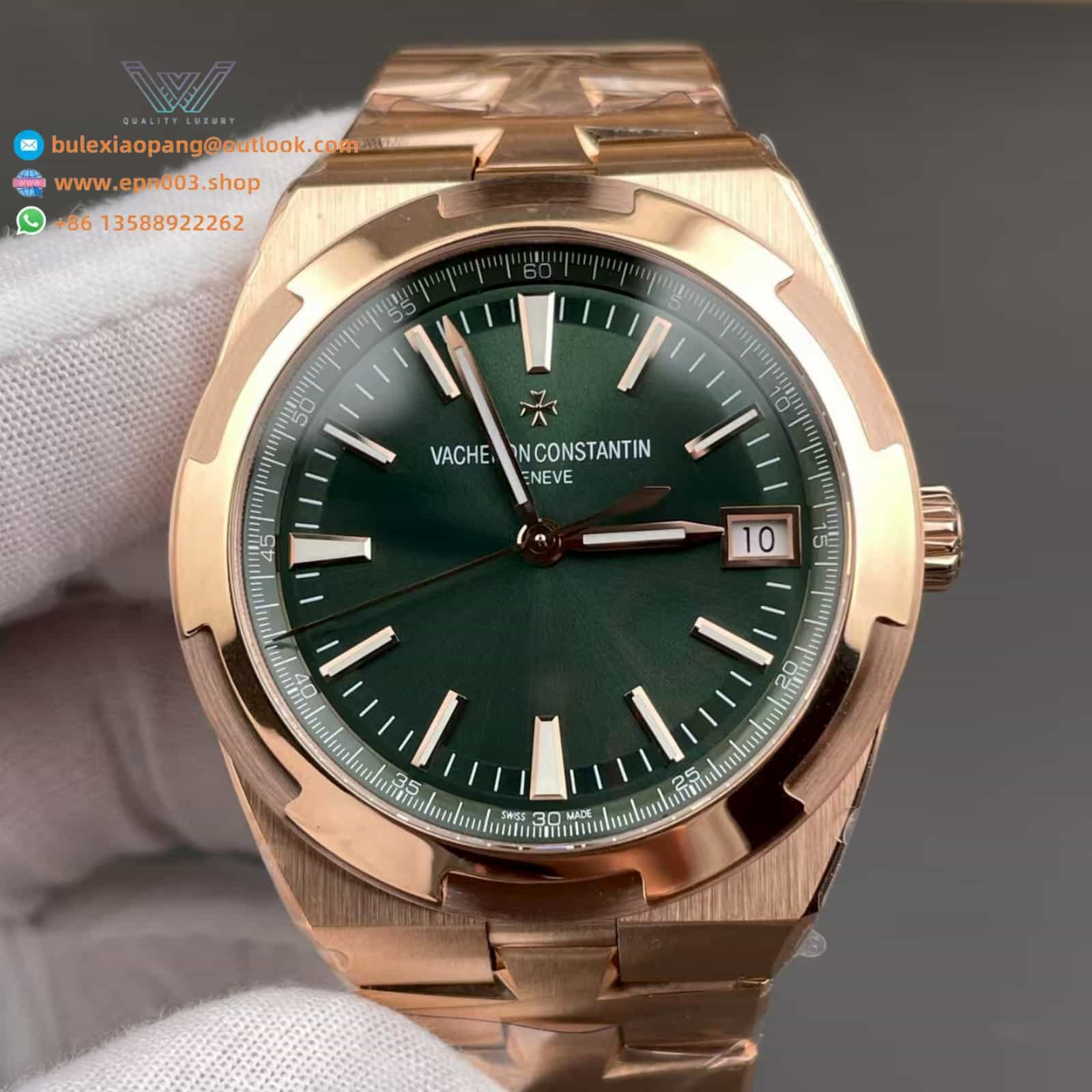 Overseas Self-winding 4520V/210R-B967 41 mm Pink Gold - Men Watch