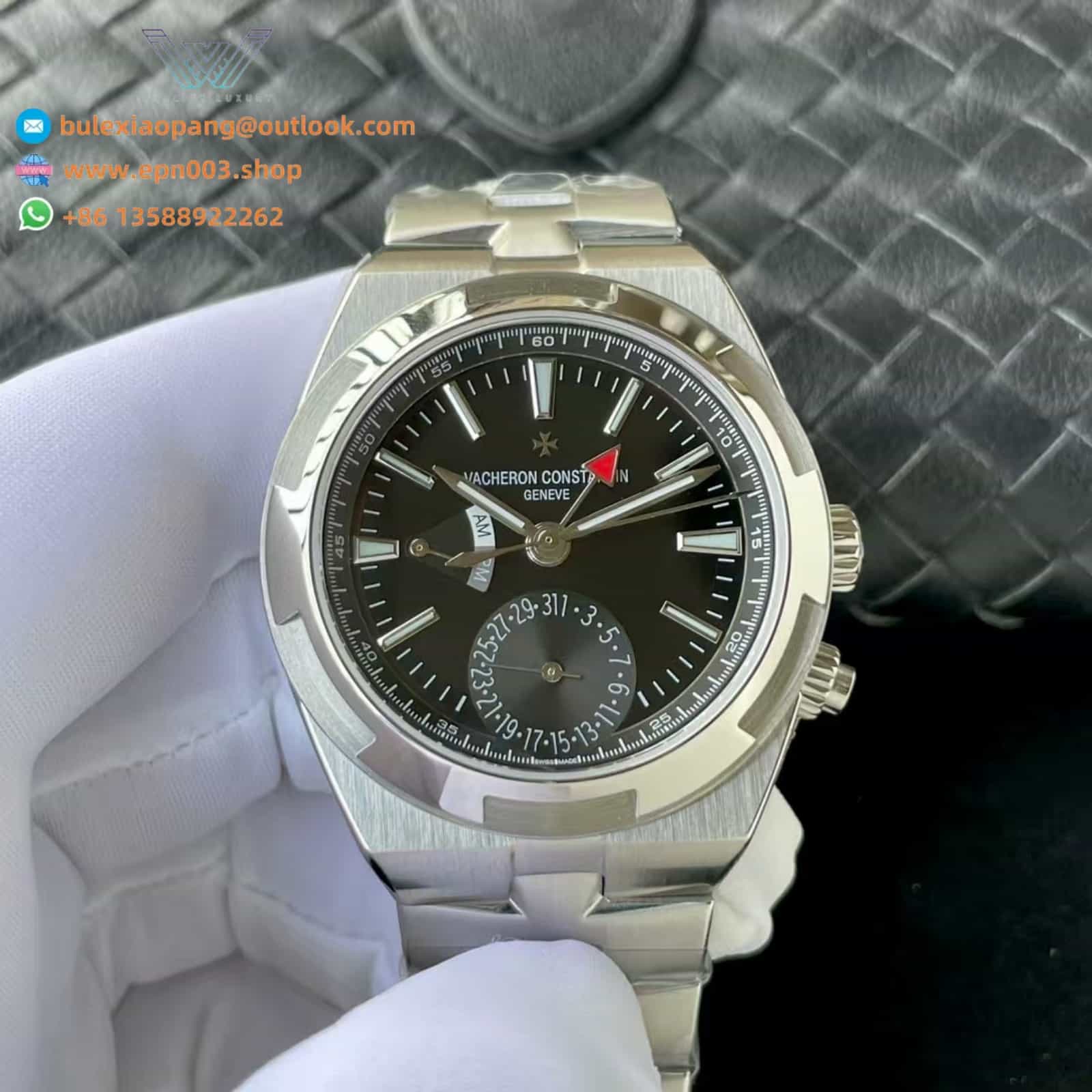 Overseas Dual time 7920V/210A-B546 41 mm Steel - Men Watch