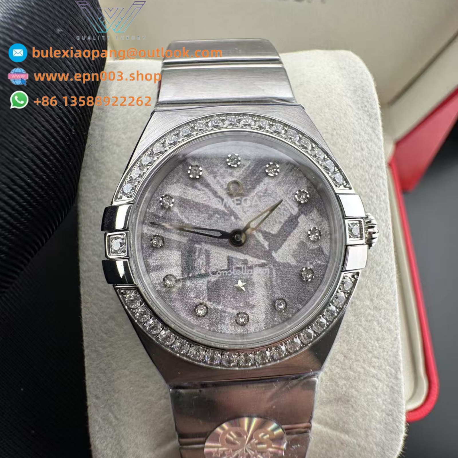 Constellation  Stainless Steel with Stainless Steel Bracelet 28mm Women Watch