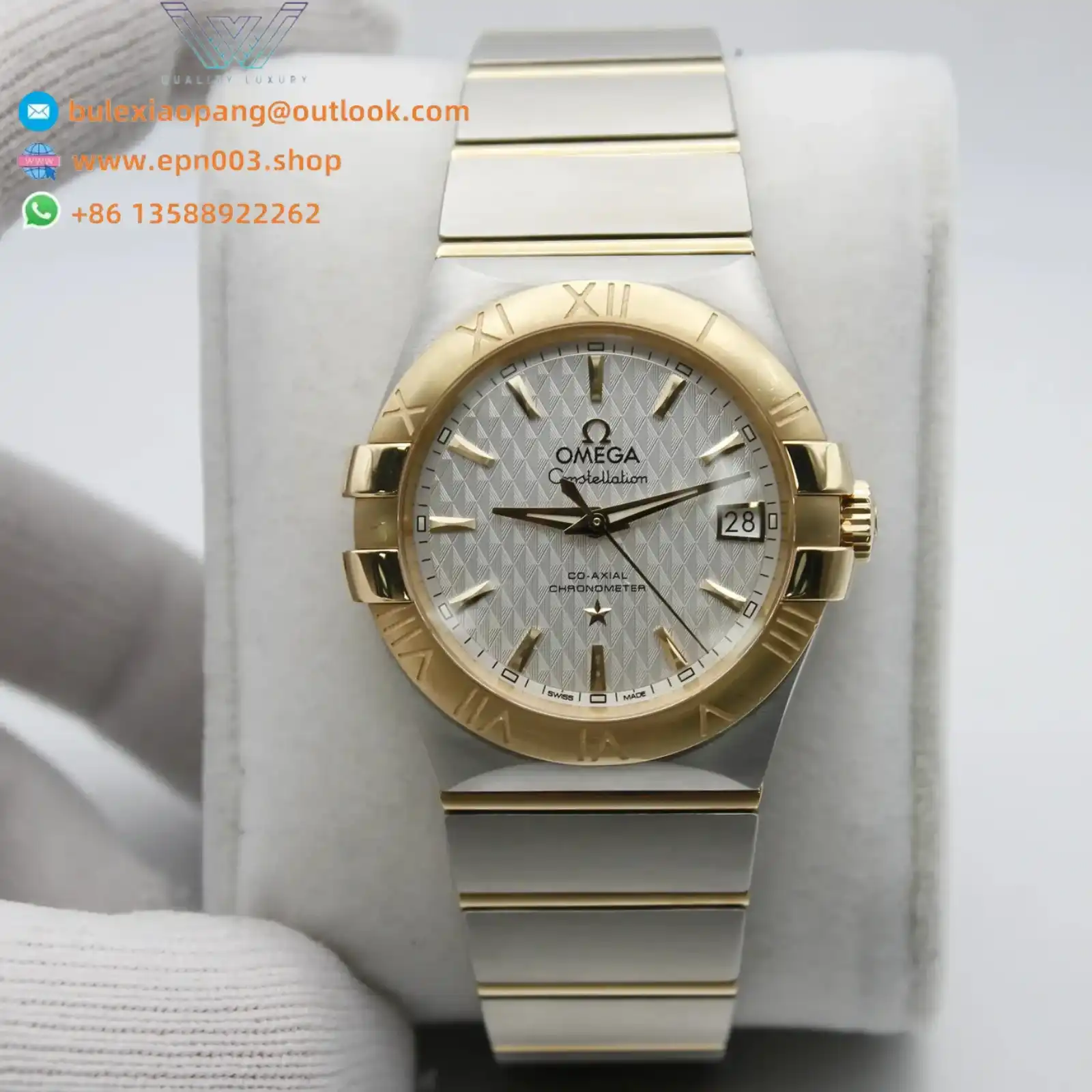 Constellation steel ‑ yellow gold on steel ‑ yellow gold 38mm Women Watch