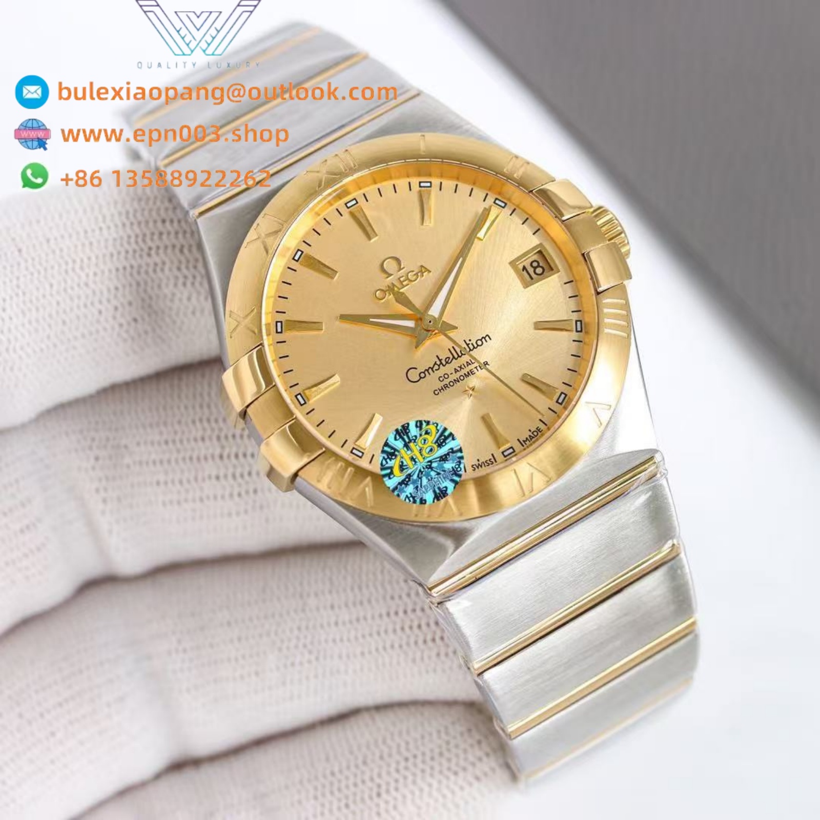 Constellation steel ‑ yellow gold on steel ‑ yellow gold 35mm Women Watch