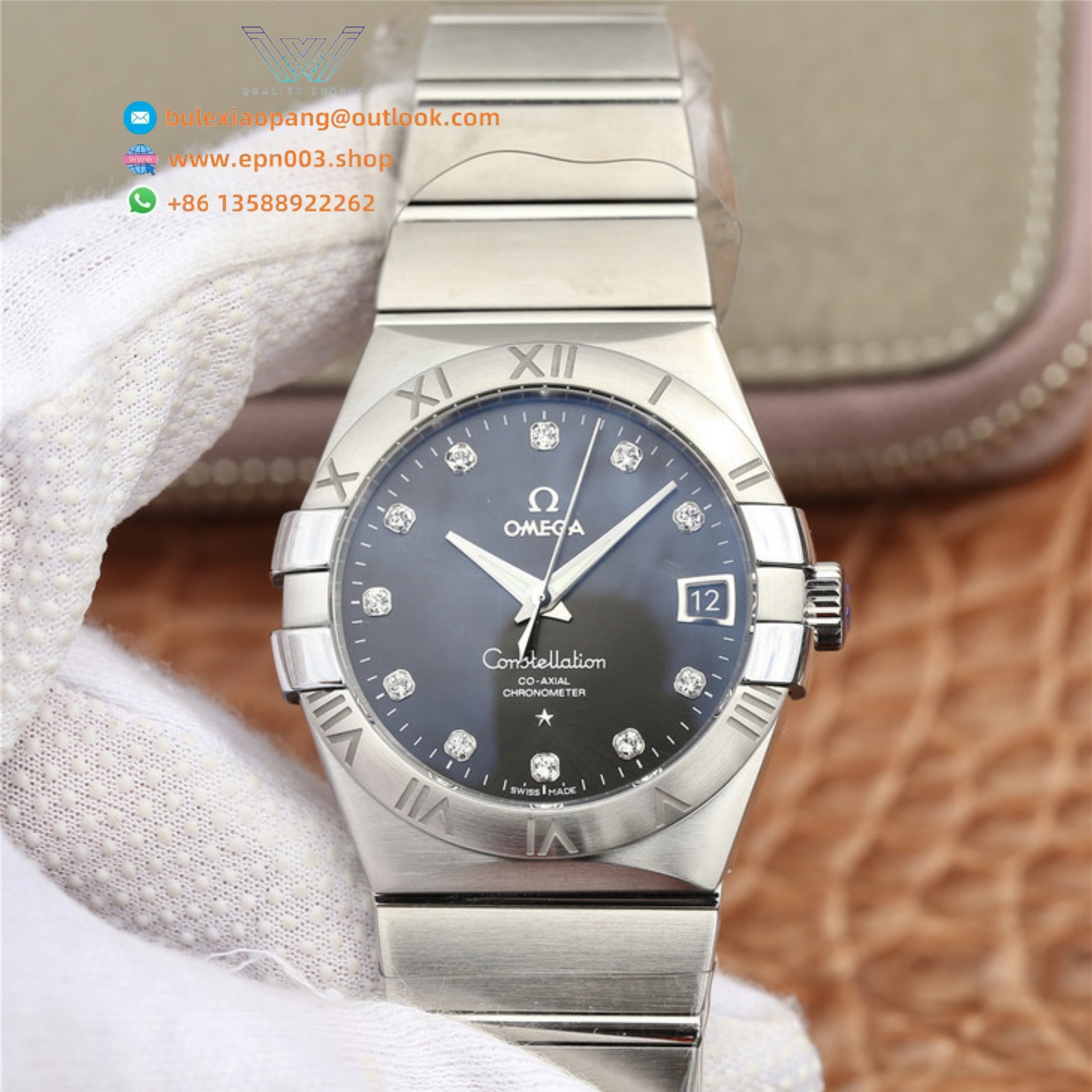 Constellation steel on steel 38mm Women Watch