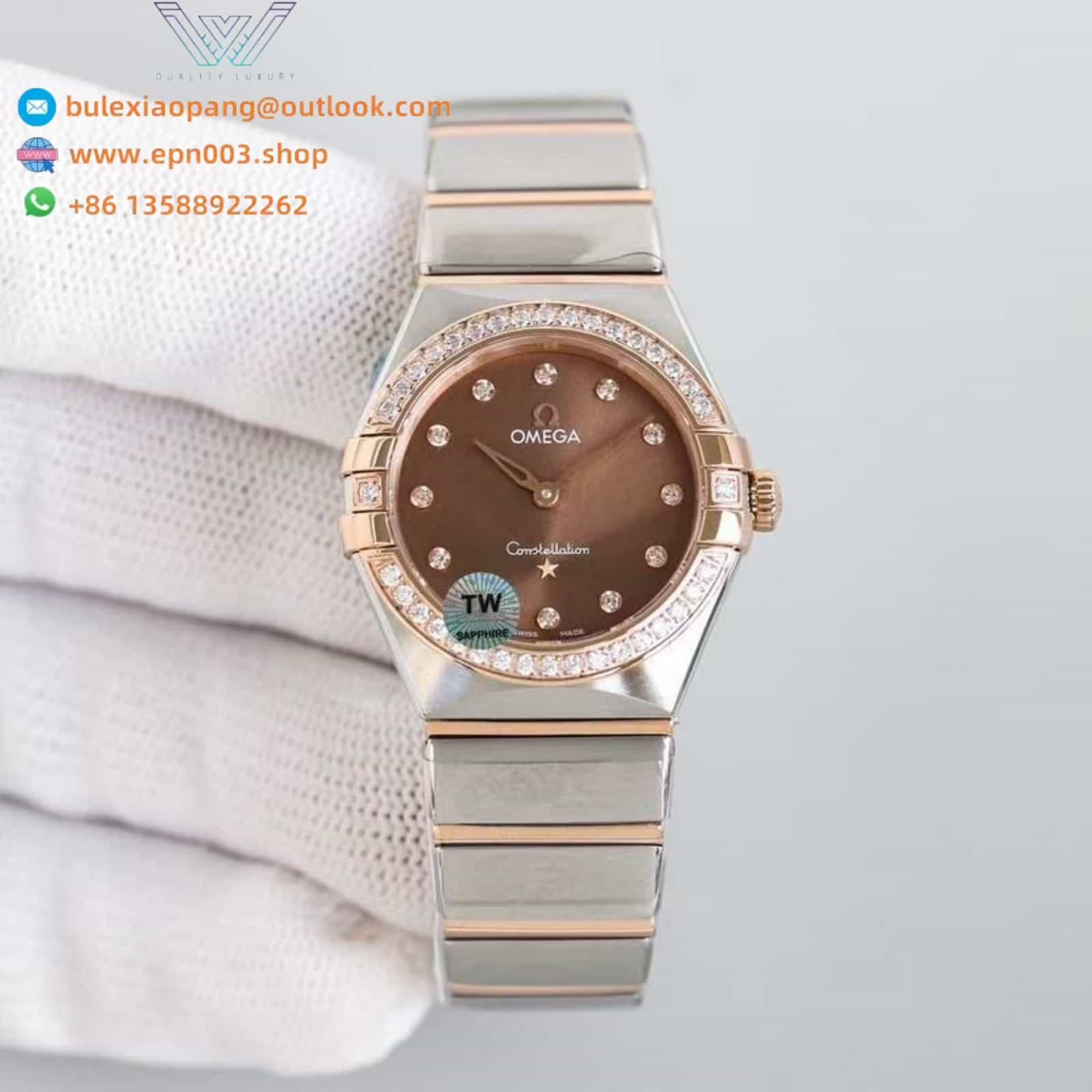 Constellation steel ‑ red gold on steel ‑ red gold 28mm Women Watch