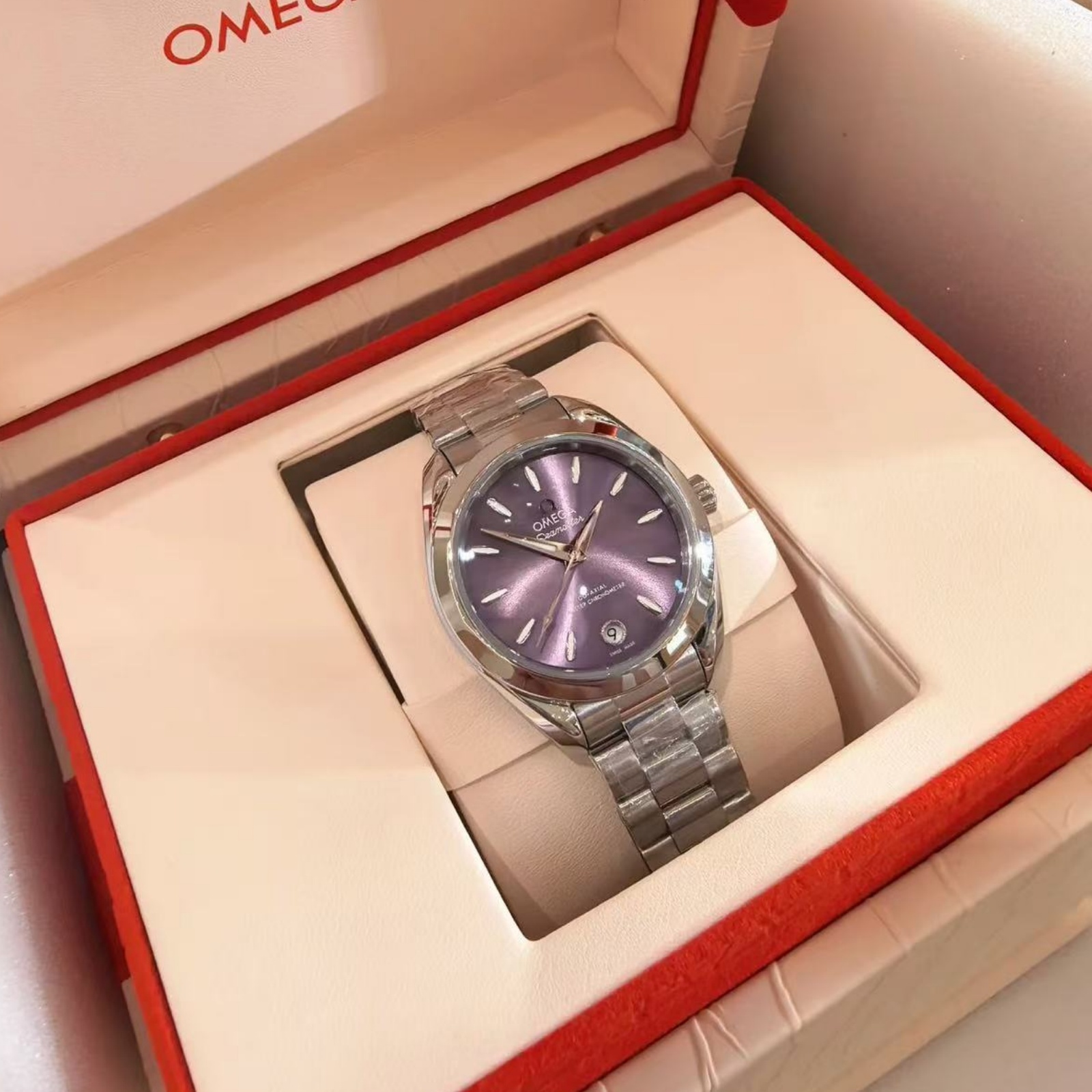 Seamaster Aqua Terr 150M  Stainless Steel with Stainless Steel Bracelet 34mm Women Watch