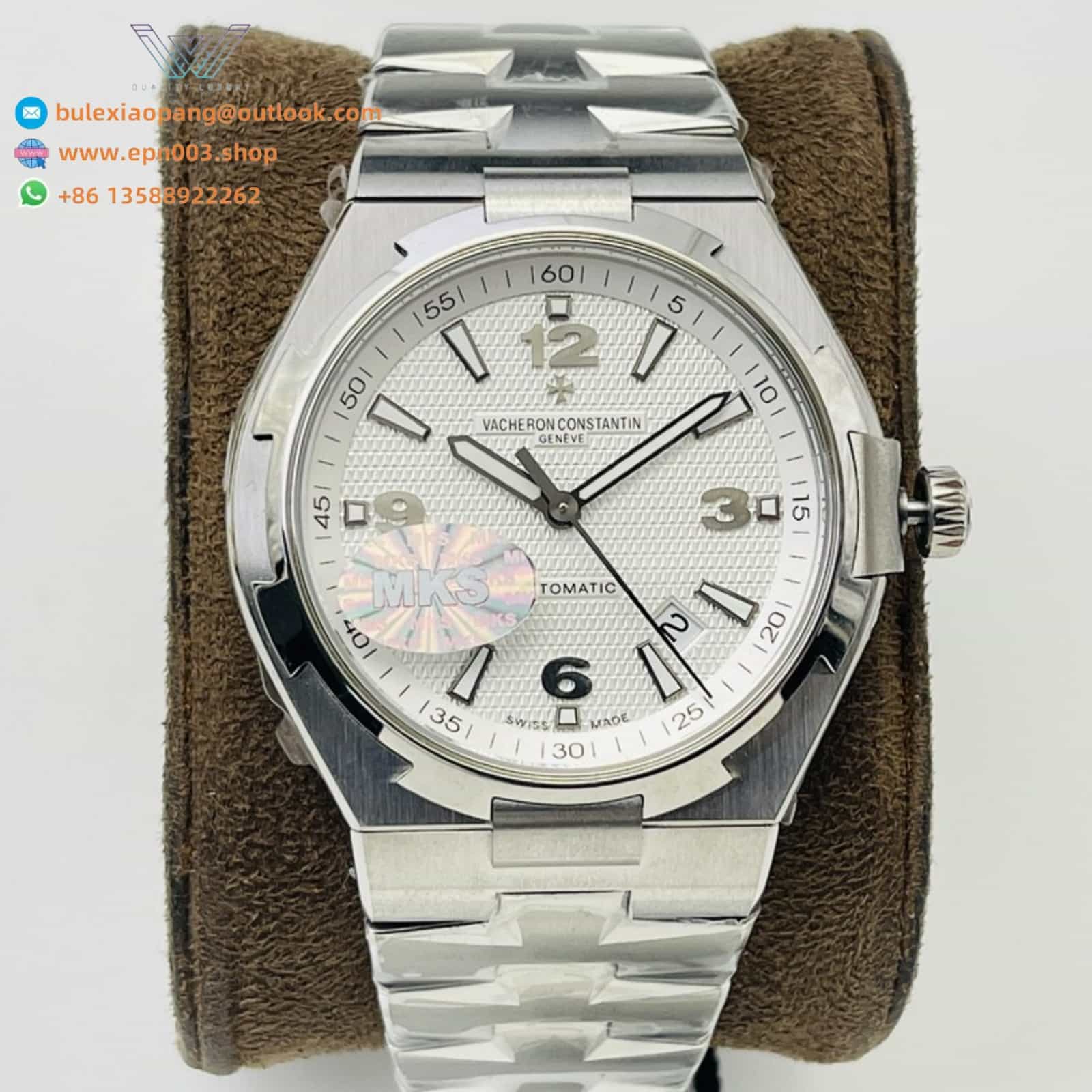 Overseas Stainless Steel 47040/B01A-9093 41 mm - Men Watch