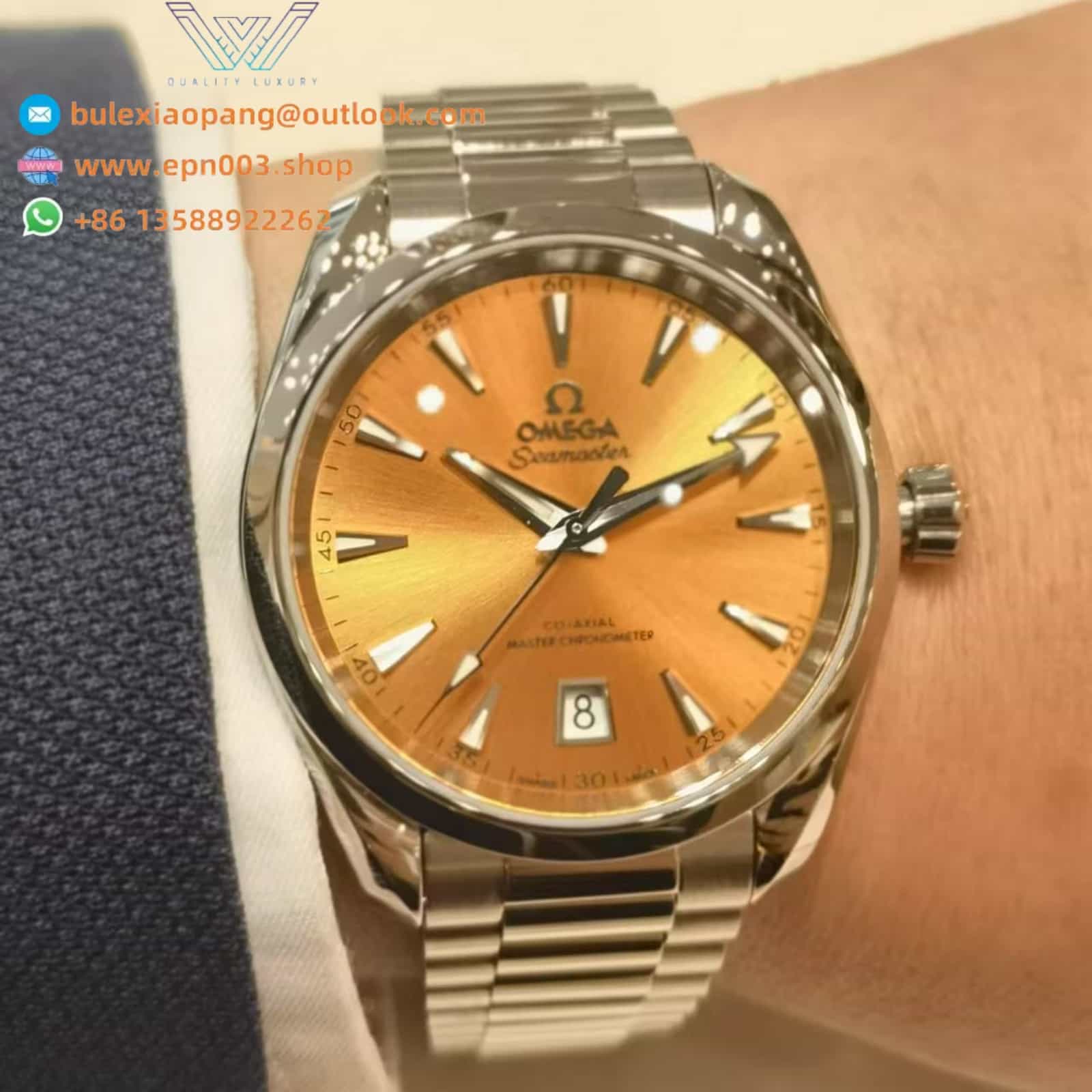 Seamaster Aqua Terr 150M Shades steel on steel 38mm Women Watch