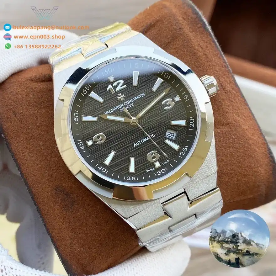 Overseas Stainless Steel 47040/B01A-9093 41 mm - Men Watch