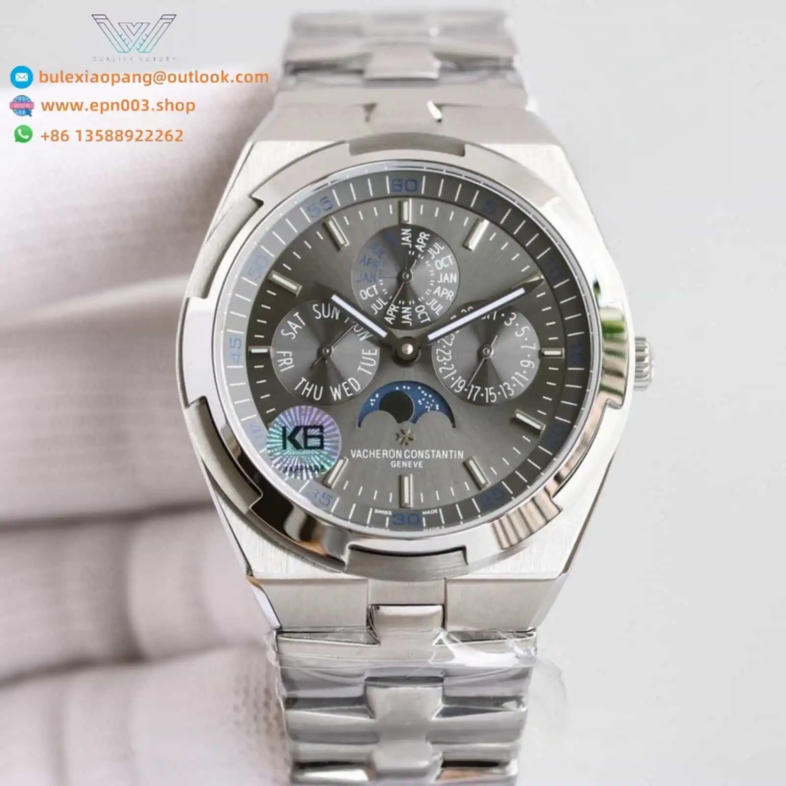 Overseas Perpetual Calendar Ultra-Thin 4300V/120R-B064 41.5mm - Men Watch